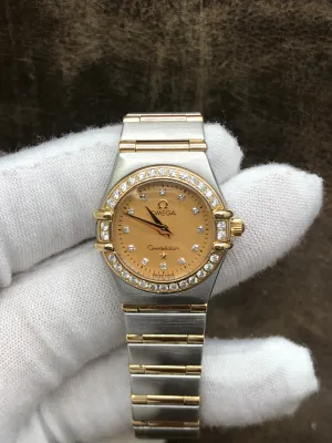 Omega Constellation 895.1203 Gold Dial Quartz Women's Watch