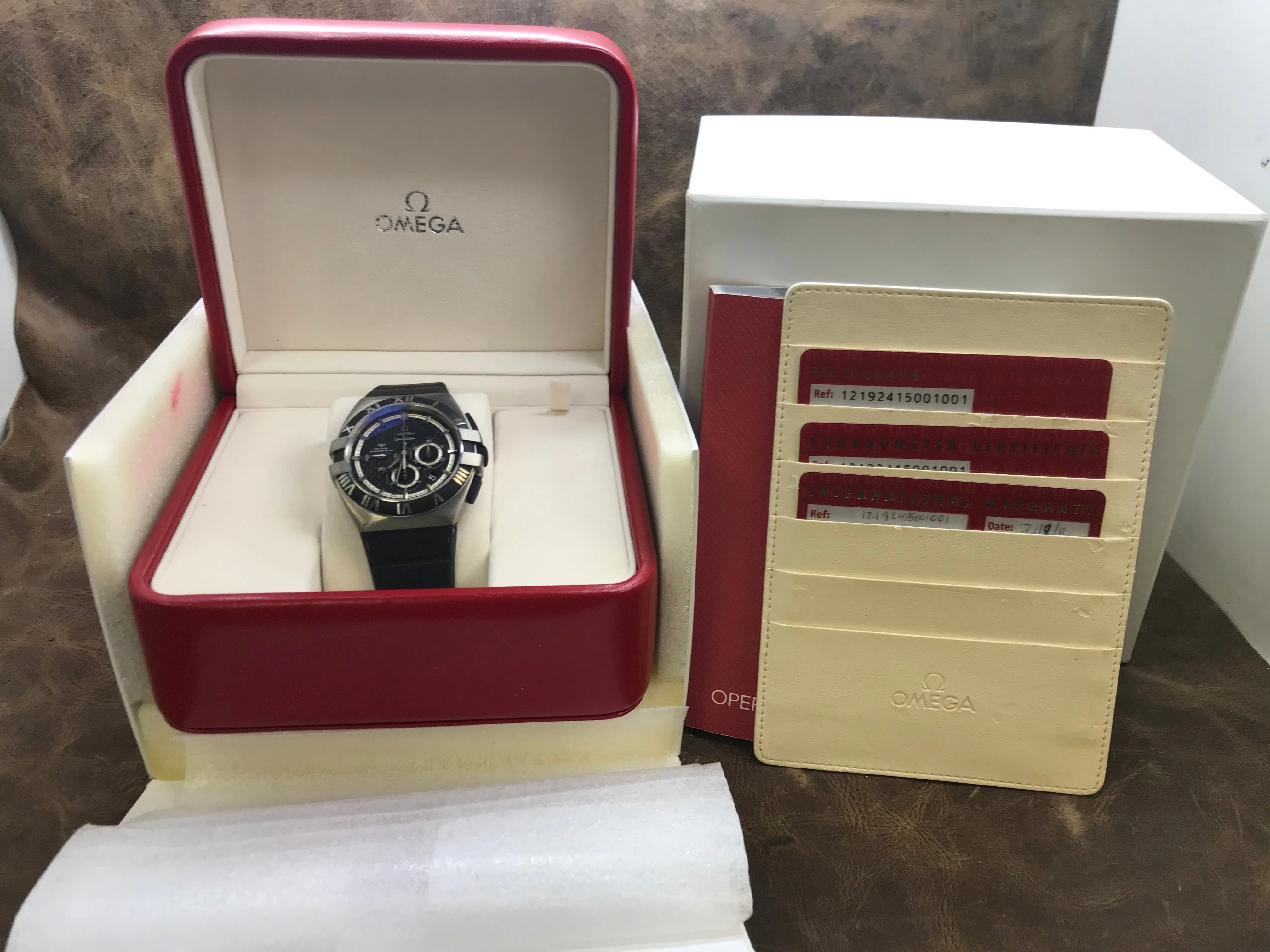 Omega Constellation Double Eagle Mission Hills 121.92.41.50.01.001 Black Dial Automatic  Men's Watch