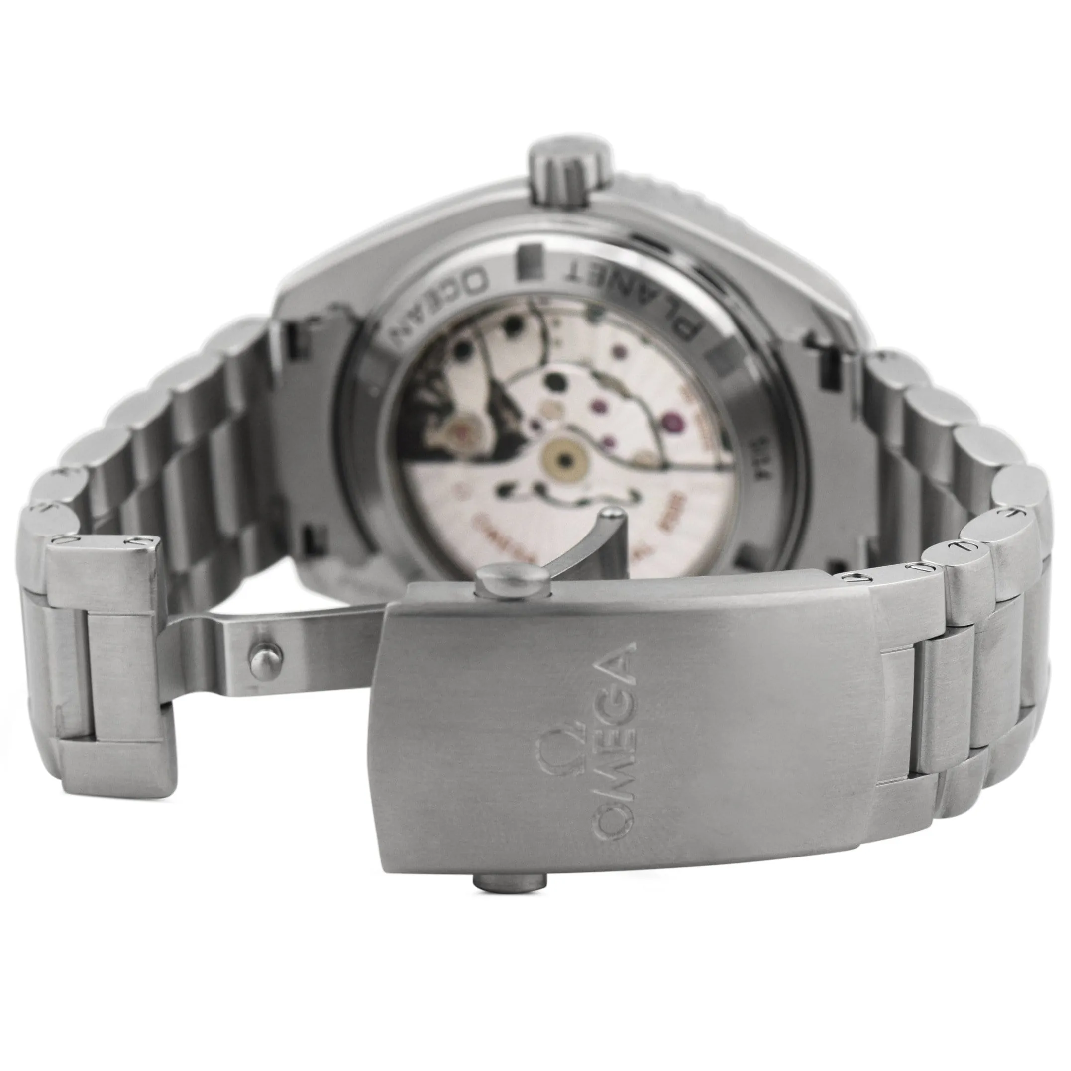 Omega Men's Seamaster Planet Ocean Stainless Steel 45.5mm Black Stick & Arabic Dial Watch Reference #: 232.30.46.21.01.001