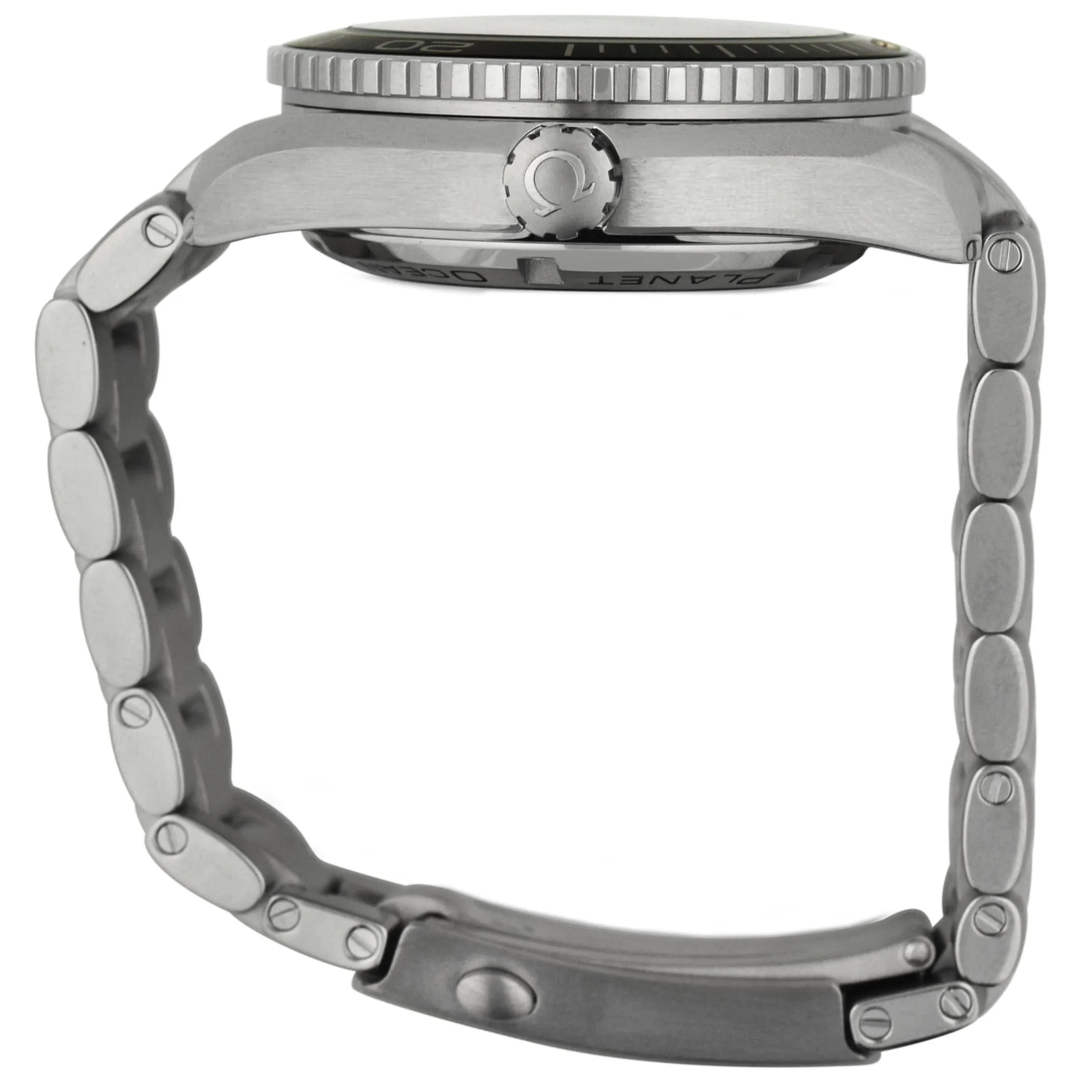 Omega Men's Seamaster Planet Ocean Stainless Steel 45.5mm Black Stick & Arabic Dial Watch Reference #: 232.30.46.21.01.001