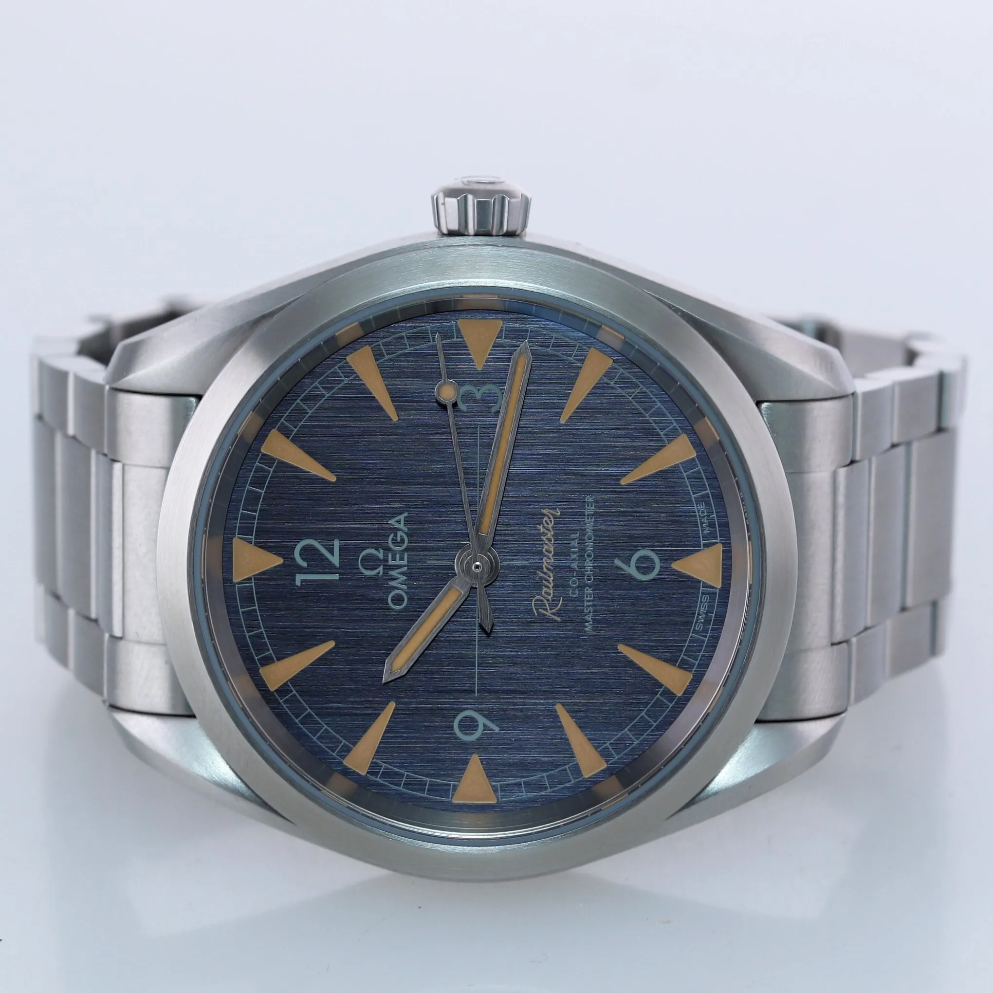 Omega Railmaster Stainless Steel 40mm Automatic Black Watch 220.10.40.20.01.001