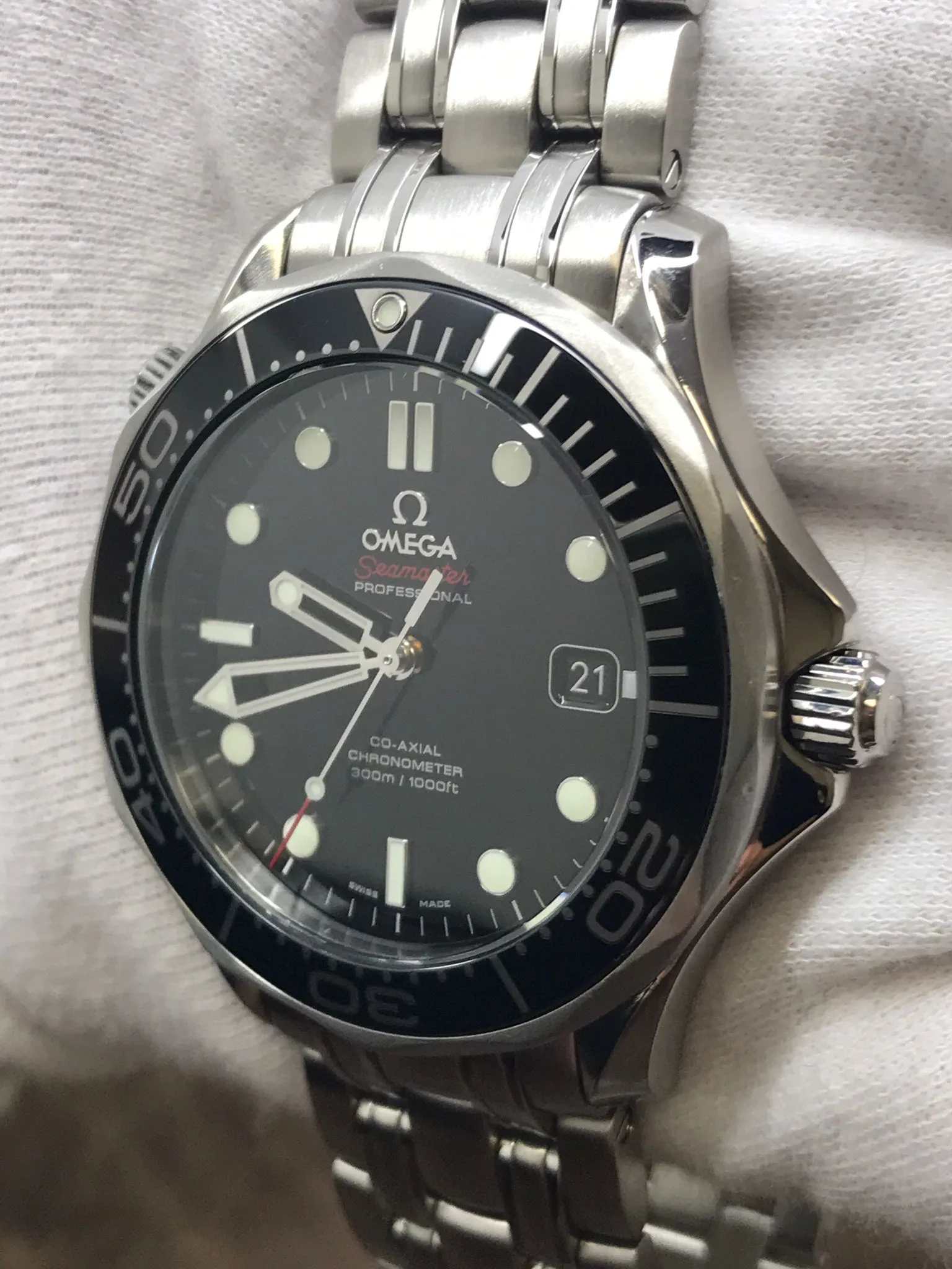 Omega Seamaster 212.30.41.20.01.003 Black Dial Automatic Men's Watch