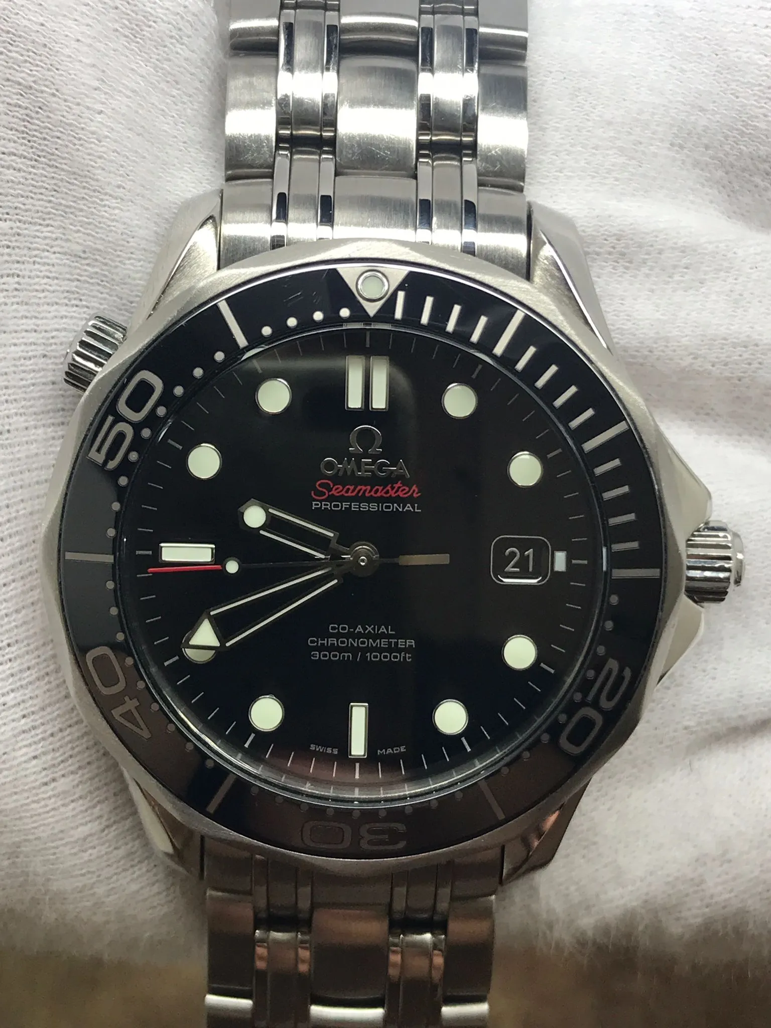 Omega Seamaster 212.30.41.20.01.003 Black Dial Automatic Men's Watch