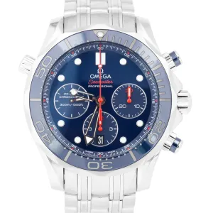 Omega Seamaster Chronograph Co‑Axial 44mm Blue Ceramic Watch 212.30.44.50.03.001