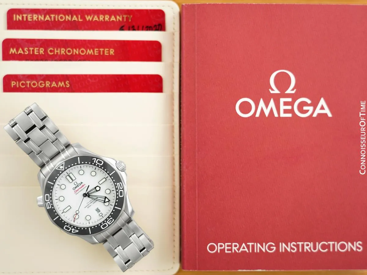 Omega Seamaster Diver 300M Master Chronometer Co-Axial 42mm Stainless Steel Watch - *New* with Box & Papers