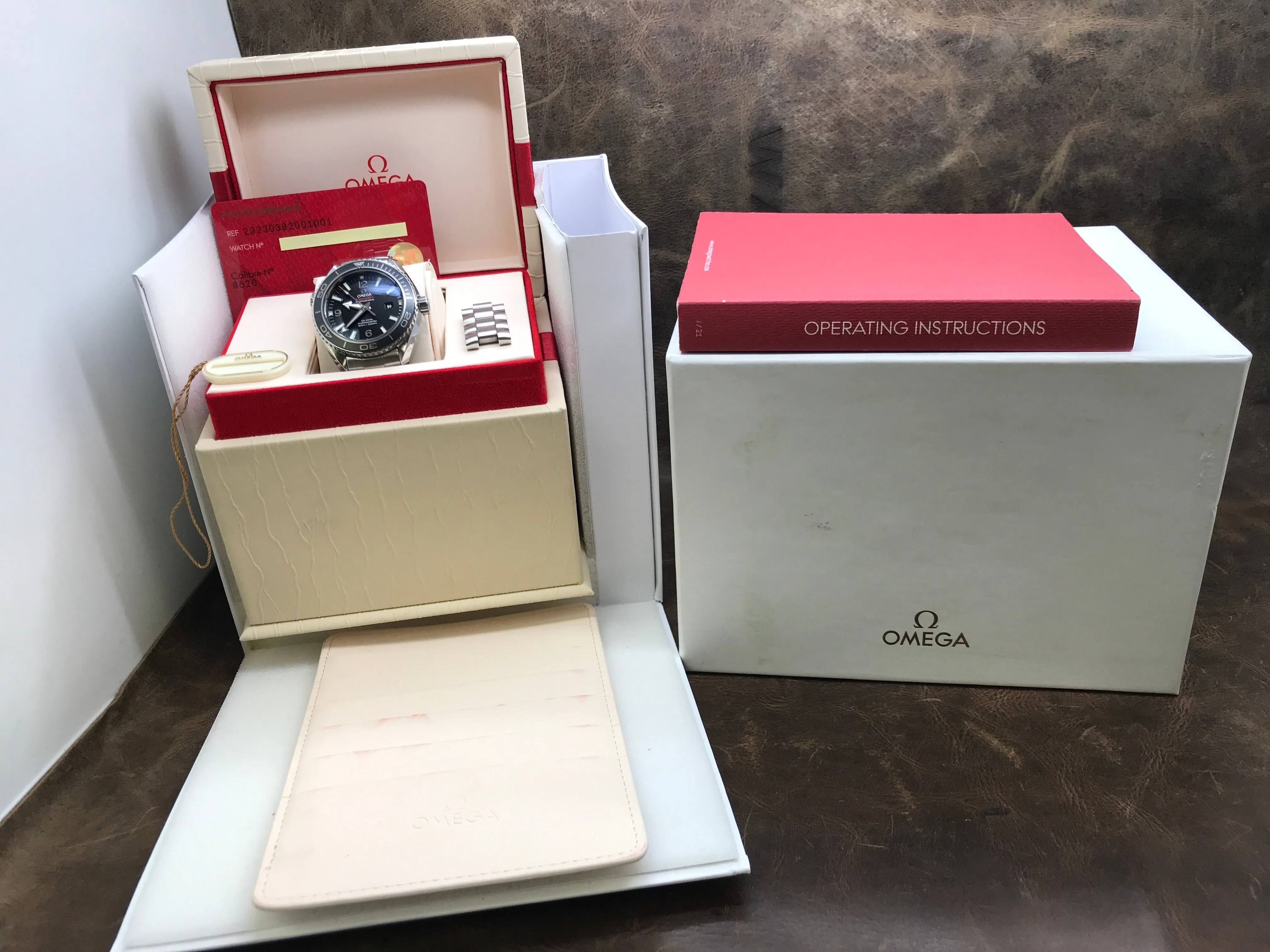 Omega Seamaster Planet Ocean 232.30.38.20.01.001 Black Dial Automatic Men's Watch