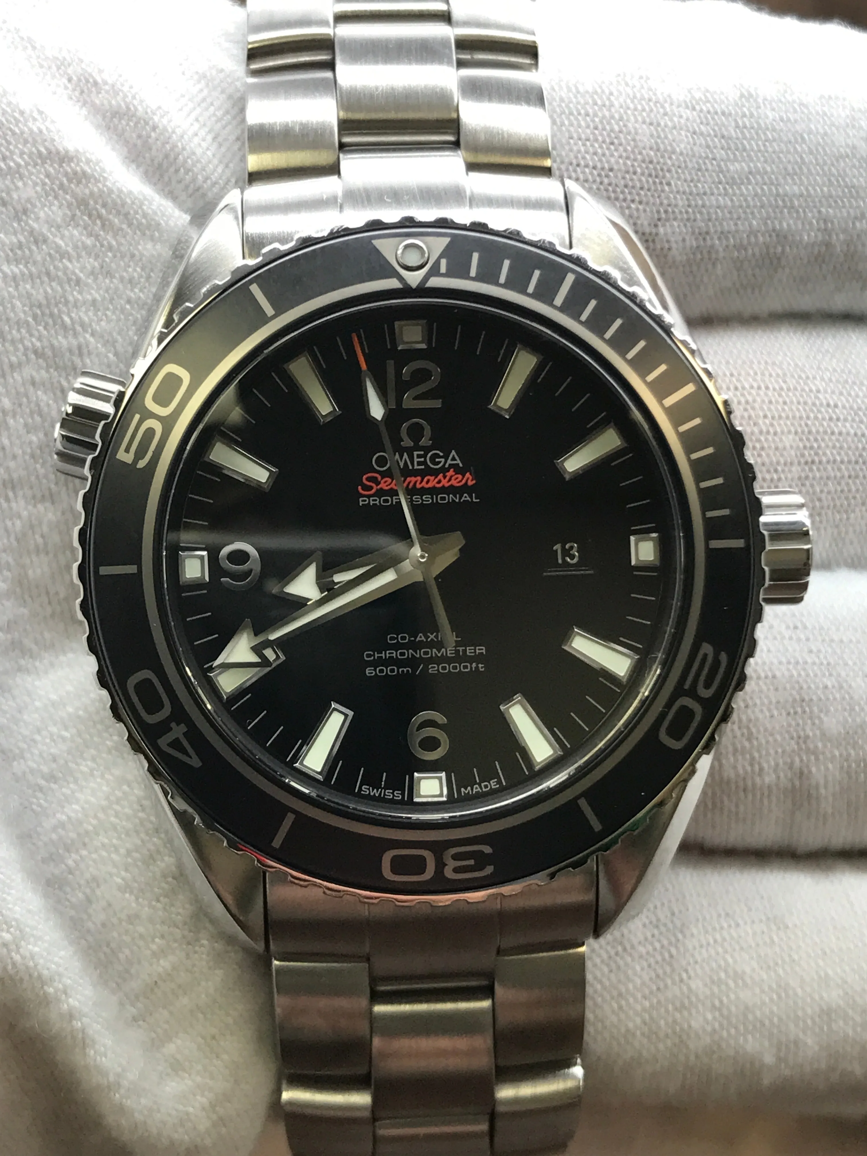 Omega Seamaster Planet Ocean 232.30.38.20.01.001 Black Dial Automatic Men's Watch