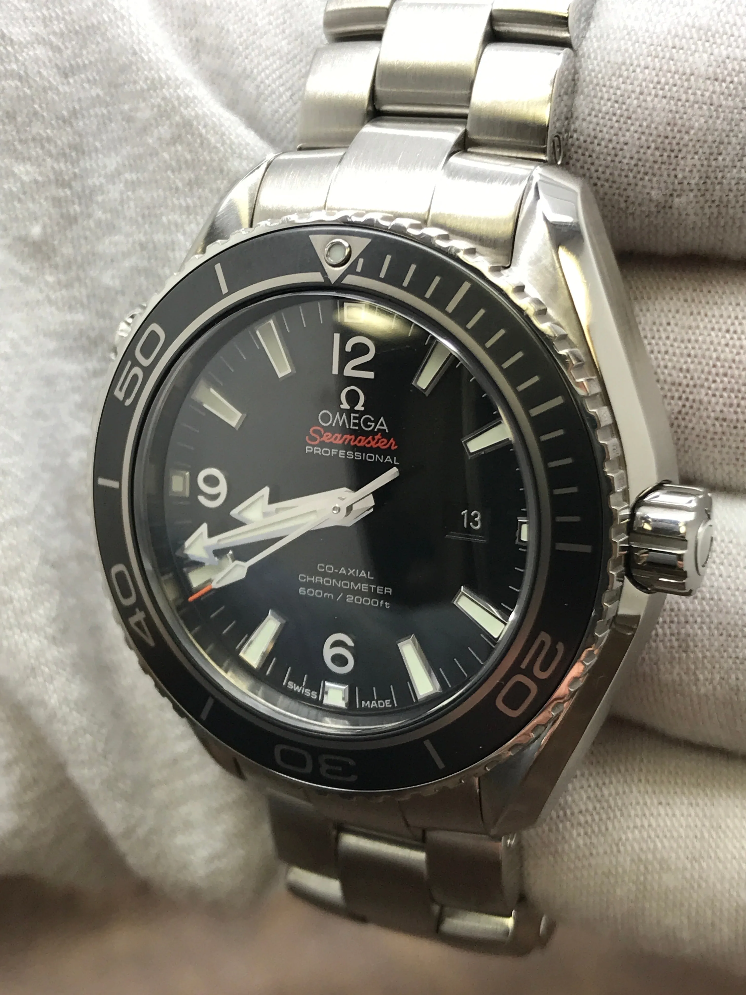 Omega Seamaster Planet Ocean 232.30.38.20.01.001 Black Dial Automatic Men's Watch