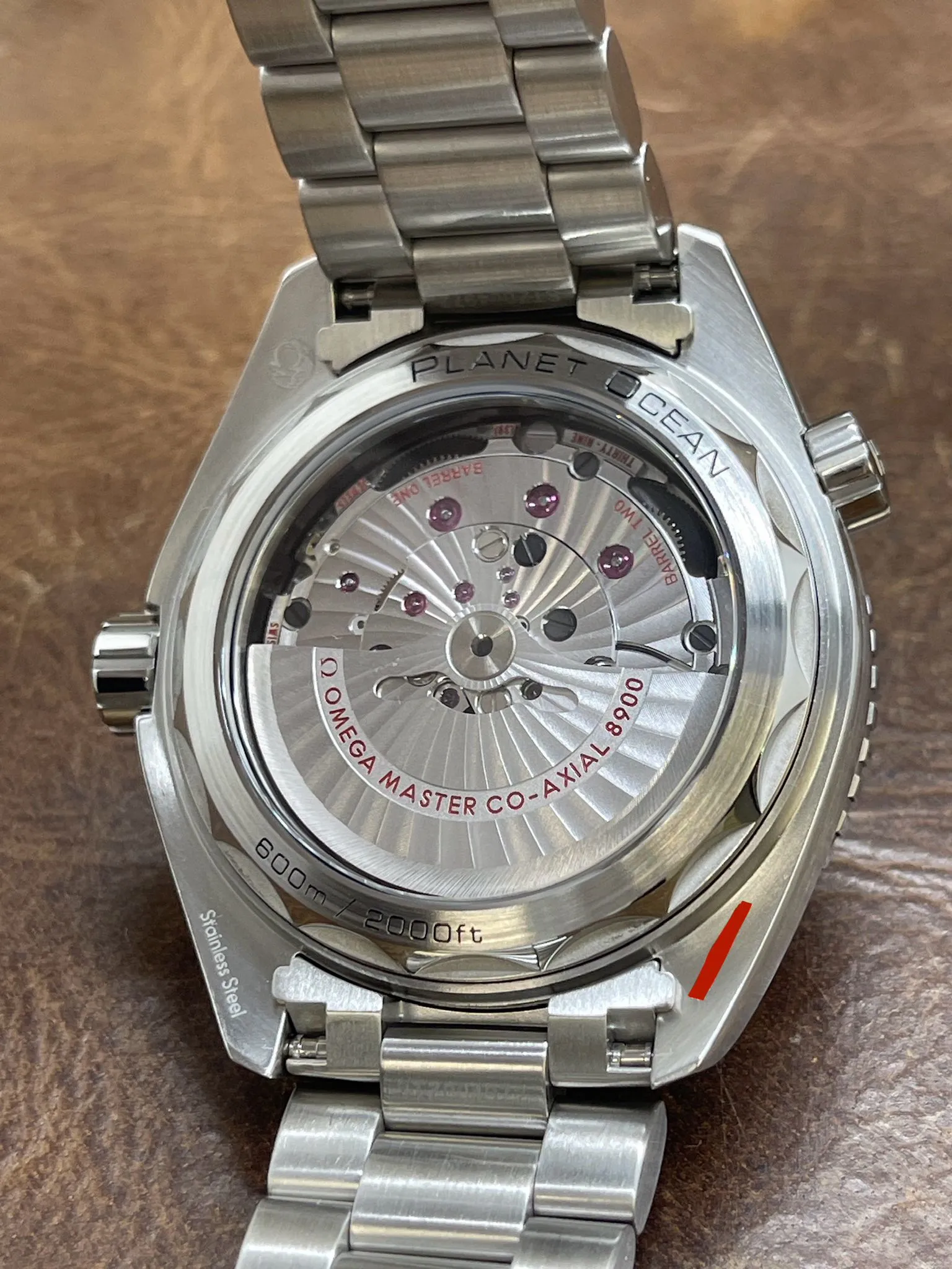 Omega SEAMASTER PLANET OCEAN 600M 215.30.44.21.04.001  White Dial Automatic Men's Watch