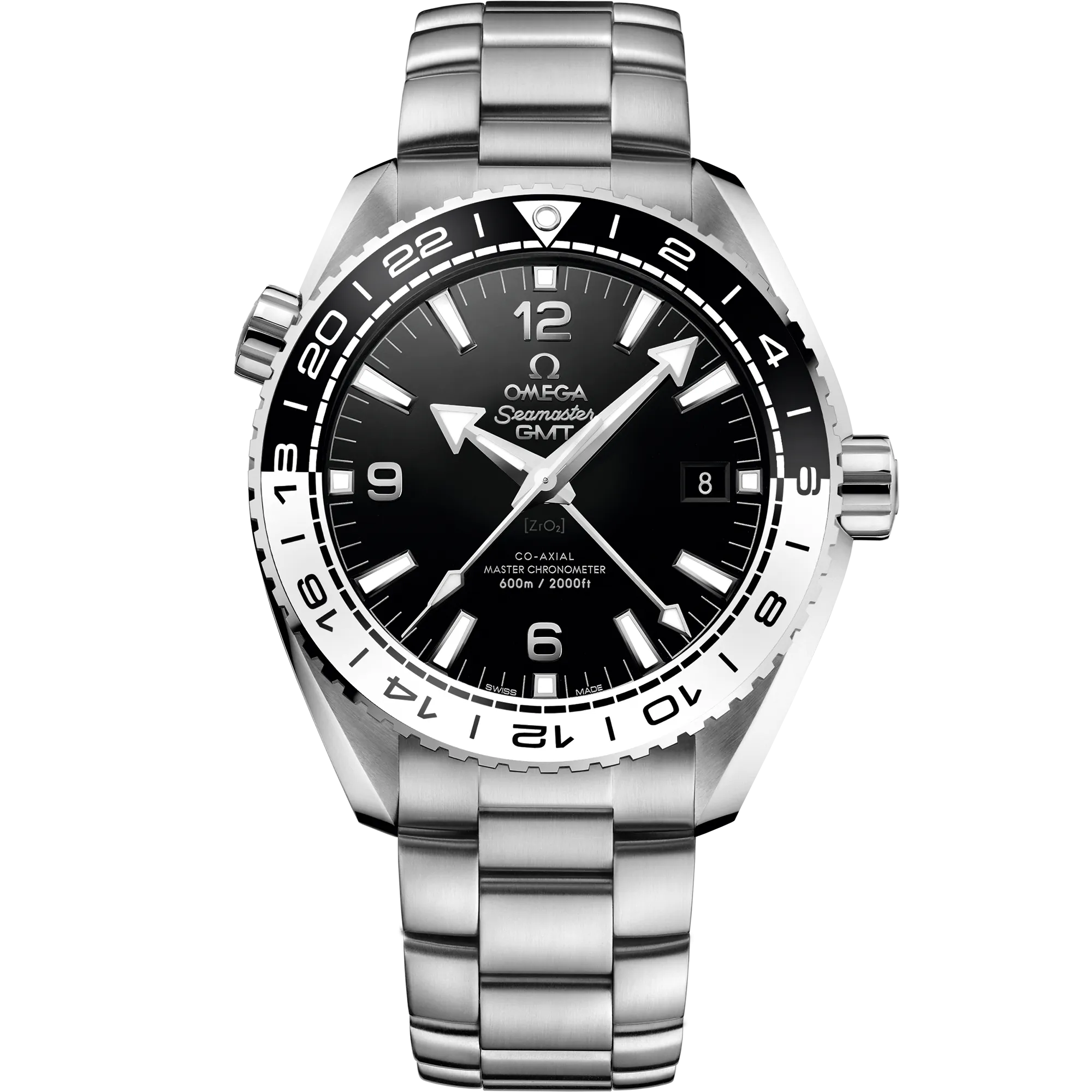 Omega Seamaster Planet Ocean 600M 43.5 mm, steel on steel
