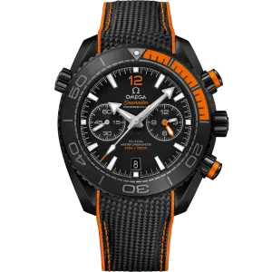 Omega Seamaster Planet Ocean 600M 45.5 mm, black ceramic on rubber strap