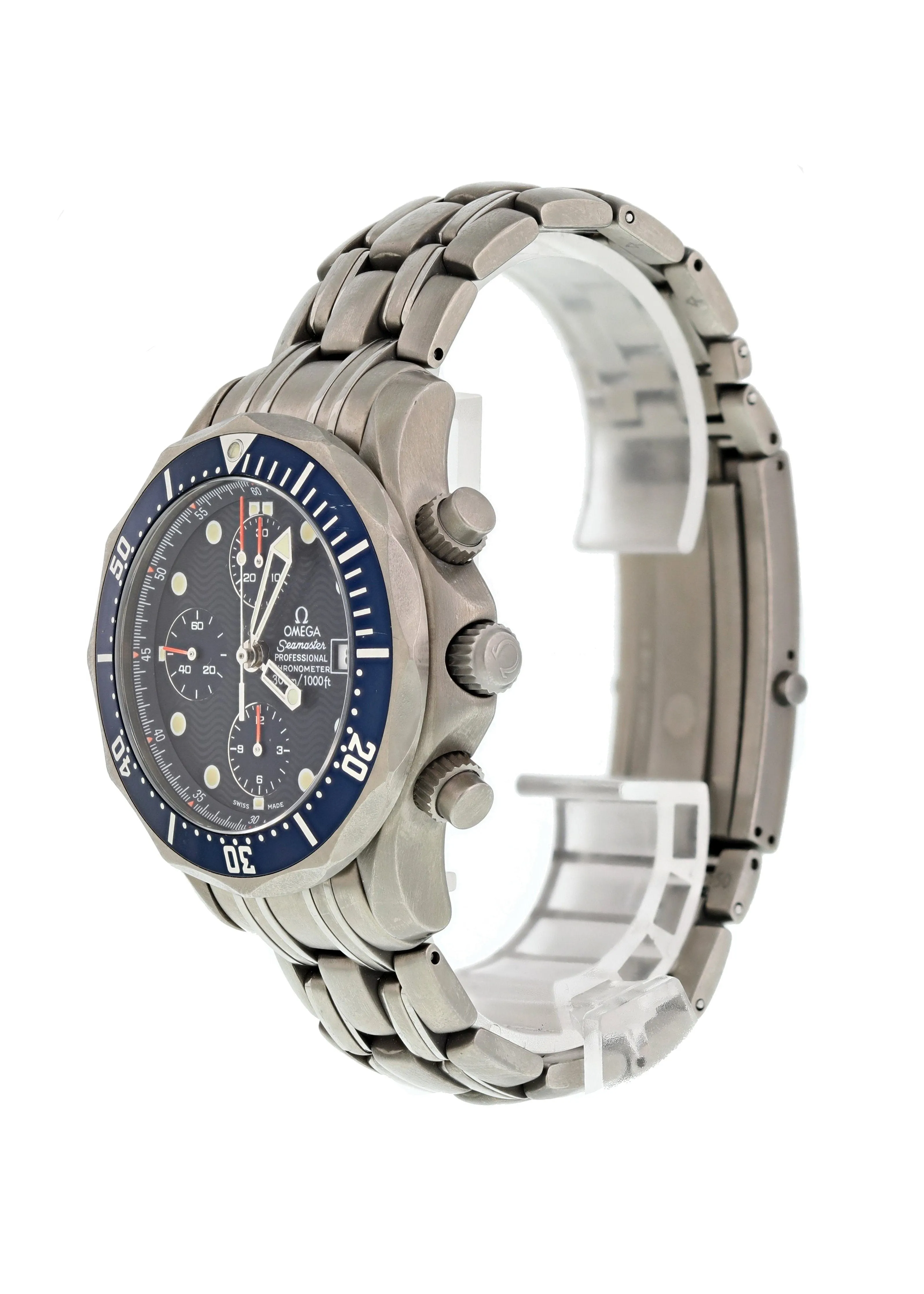Omega Seamaster Titan Chronograph 2298.80.00 Titanium Mens Watch