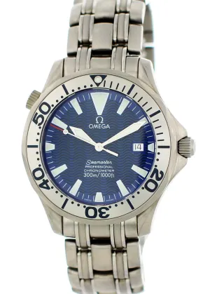 Omega Seamaster Titanium Electric Blue Dial  2231.80 Men Watch