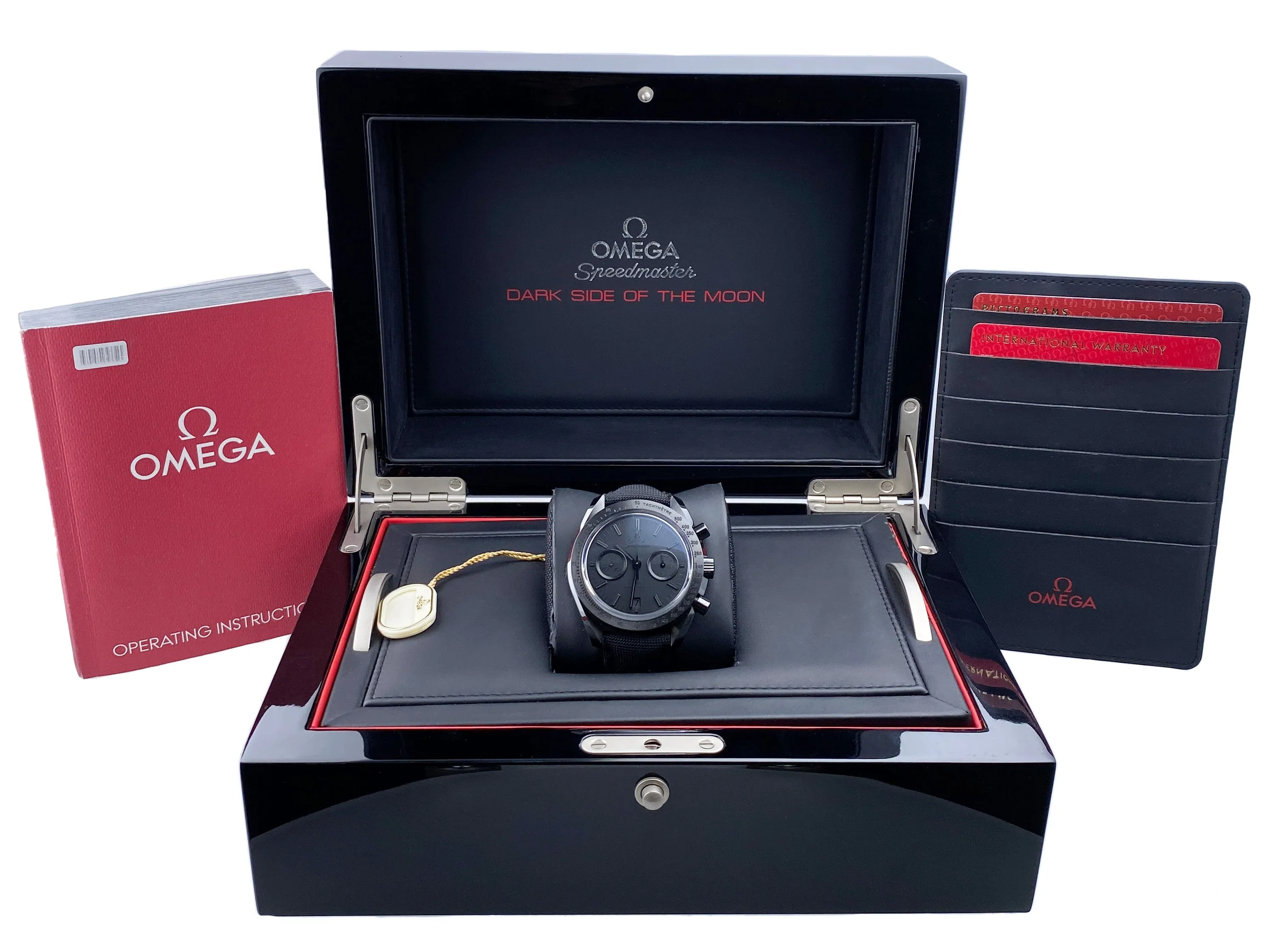 Omega Speedmaster Dark Side of the Moon 311.92 Mens Watch Box Papers