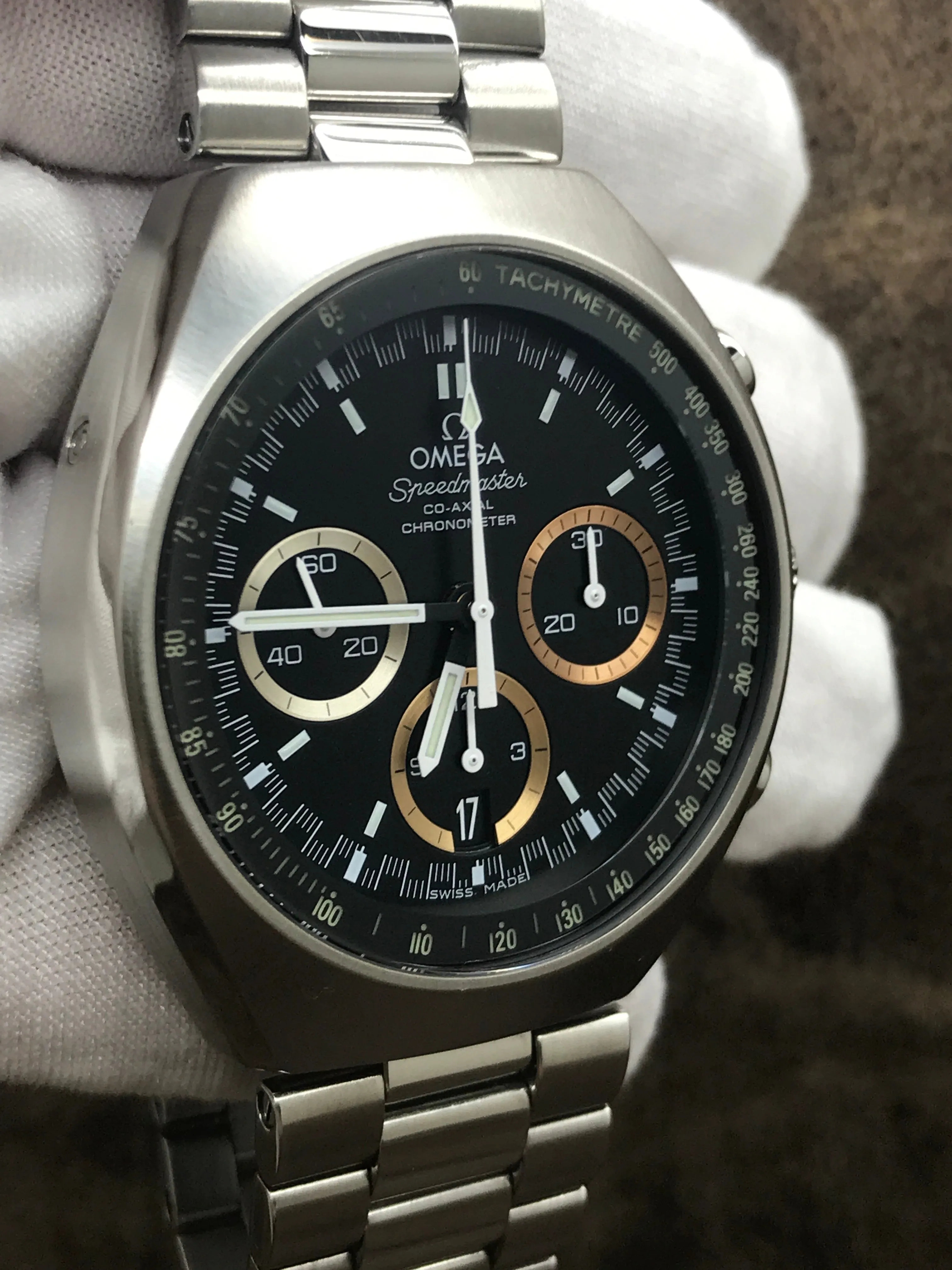 Omega Speedmaster Mark II Racing Speedmaster 522.10.43.50.01.001 Black Dial Automatic  Men's Watch