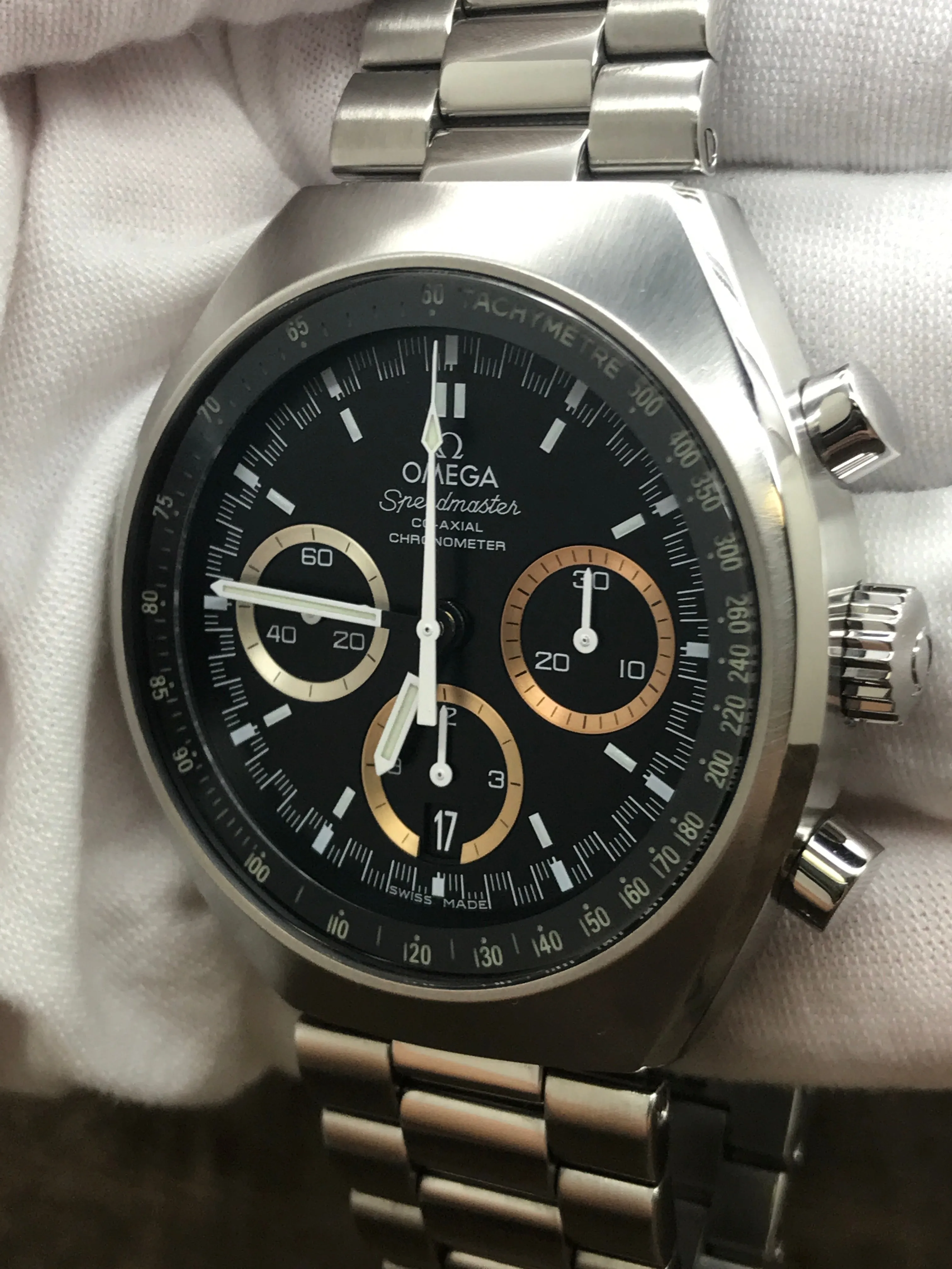 Omega Speedmaster Mark II Racing Speedmaster 522.10.43.50.01.001 Black Dial Automatic  Men's Watch