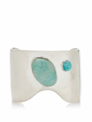 Organic silver-plated cuff