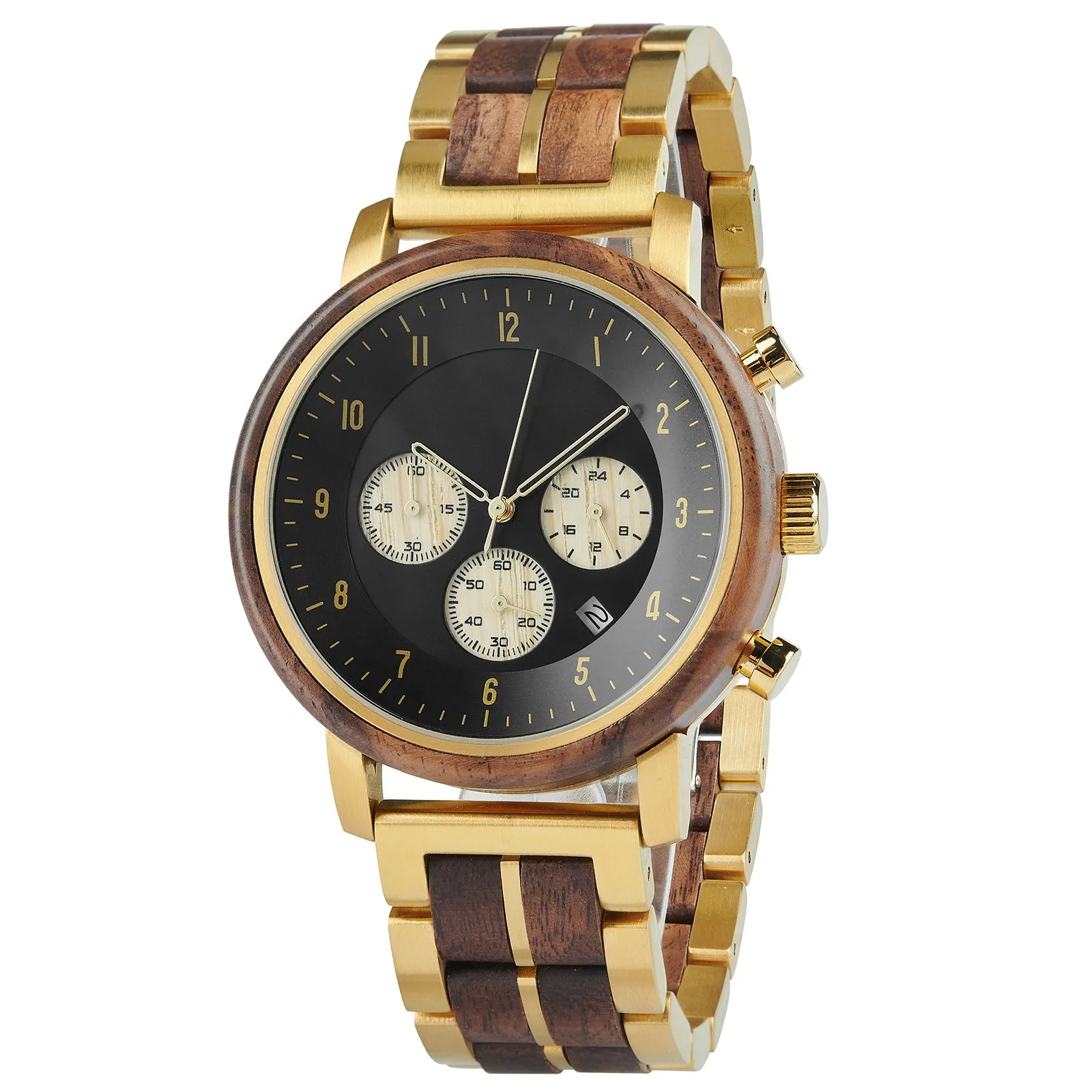 ORICHRON - Men Wood Watch Chronograph
