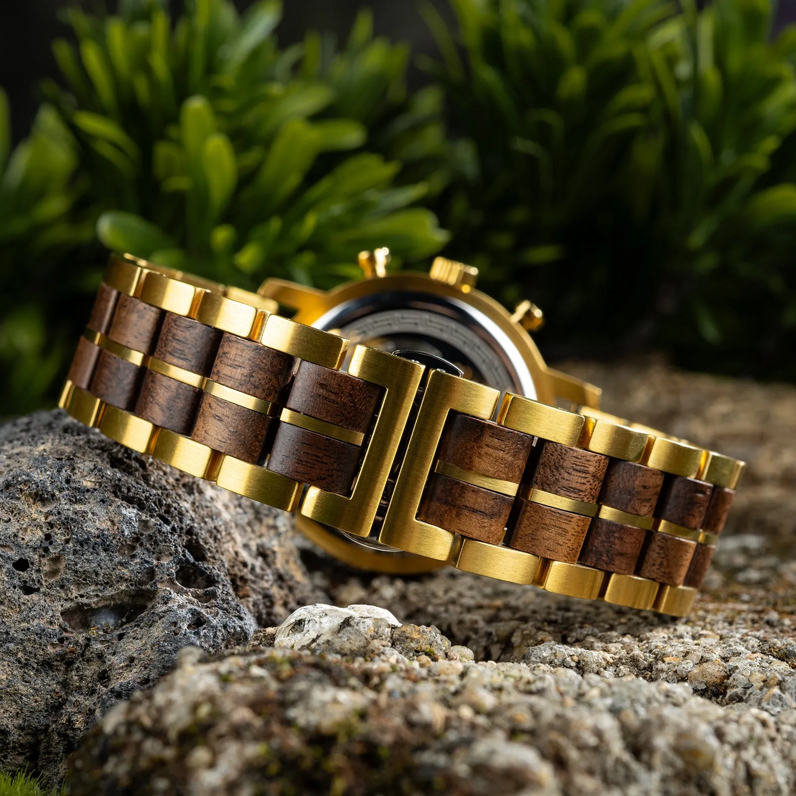 ORICHRON - Men Wood Watch Chronograph