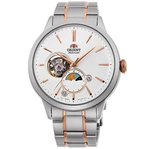 Orient Classic Sun Moon RA-AS0101S RA-AS0101S10B Open Heart Dial Watch