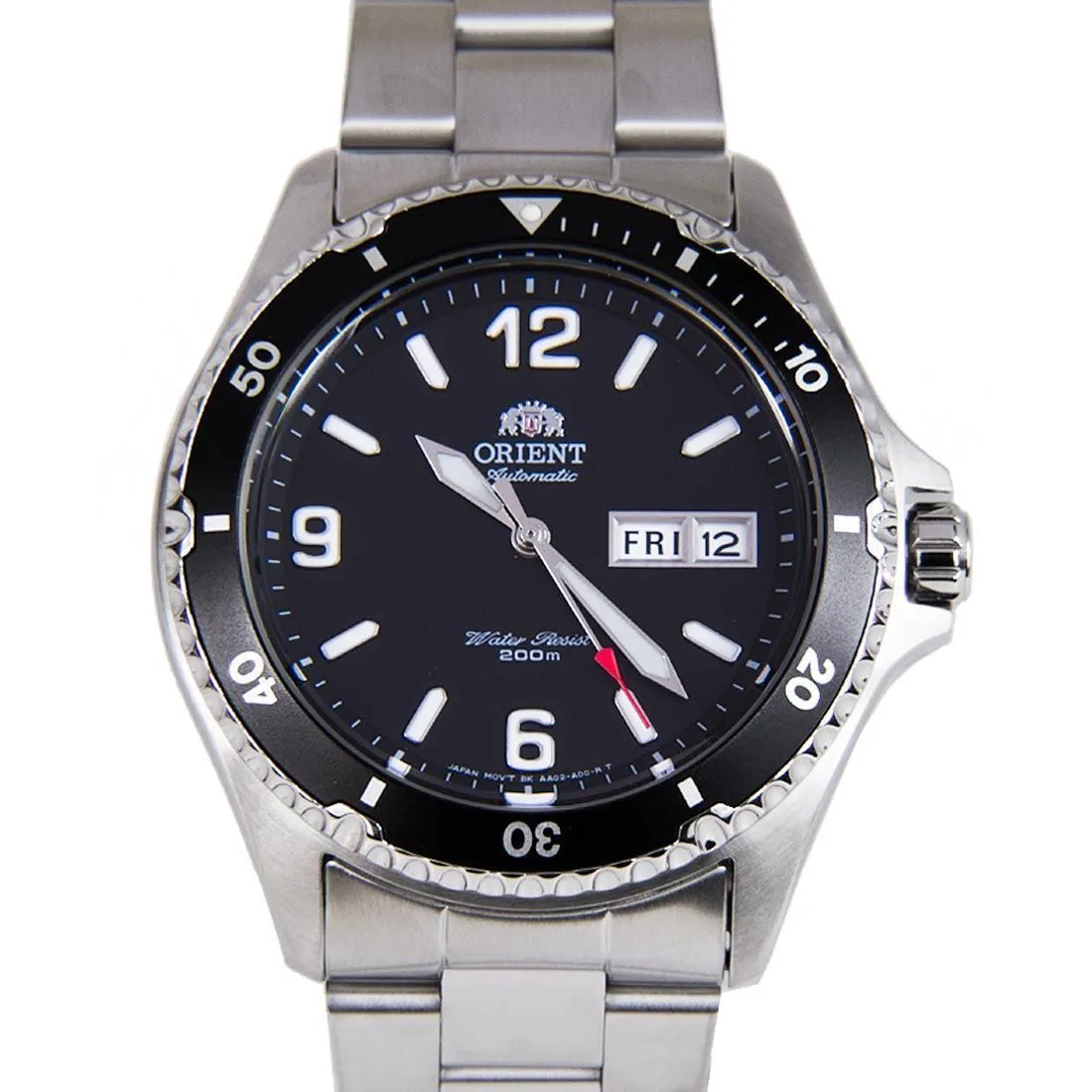 Orient FAA02001B9 AA02001B Mako II Mechanical Black Dial Diving Watch