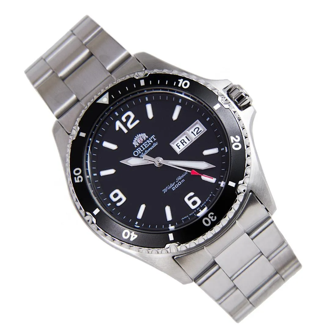 Orient FAA02001B9 AA02001B Mako II Mechanical Black Dial Diving Watch