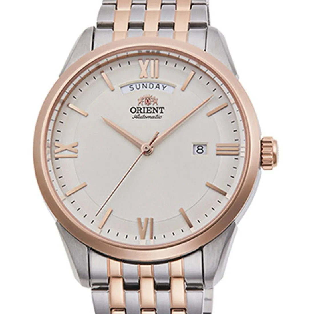 Orient Mechanical RA-AX0001S RA-AX0001S0HB Two Tone Stainless Steel Watch