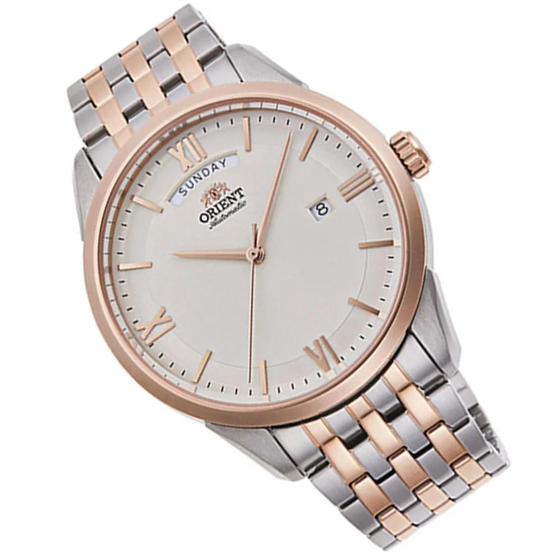 Orient Mechanical RA-AX0001S RA-AX0001S0HB Two Tone Stainless Steel Watch