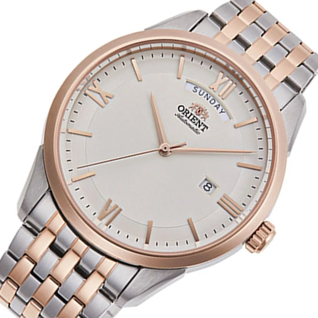 Orient Mechanical RA-AX0001S RA-AX0001S0HB Two Tone Stainless Steel Watch