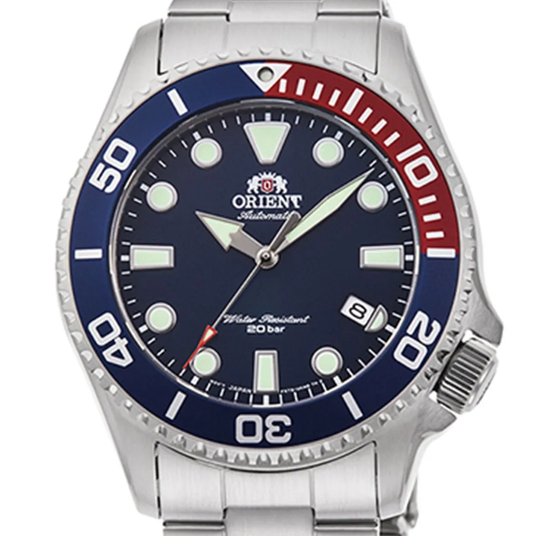 Orient RA-AC0K03L RA-AC0K03L10B Automatic Blue Dial Sports Watch