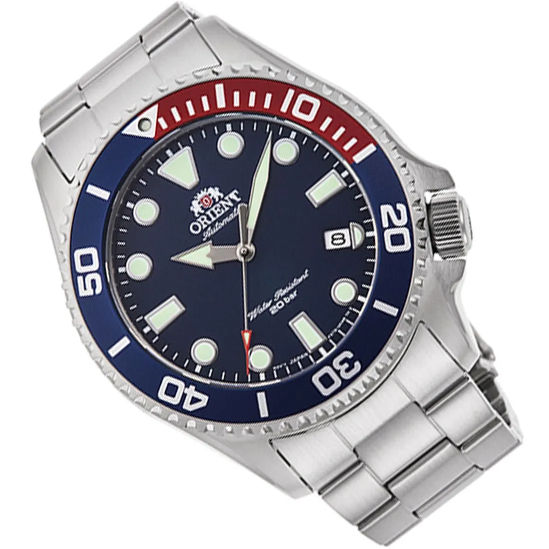 Orient RA-AC0K03L RA-AC0K03L10B Automatic Blue Dial Sports Watch