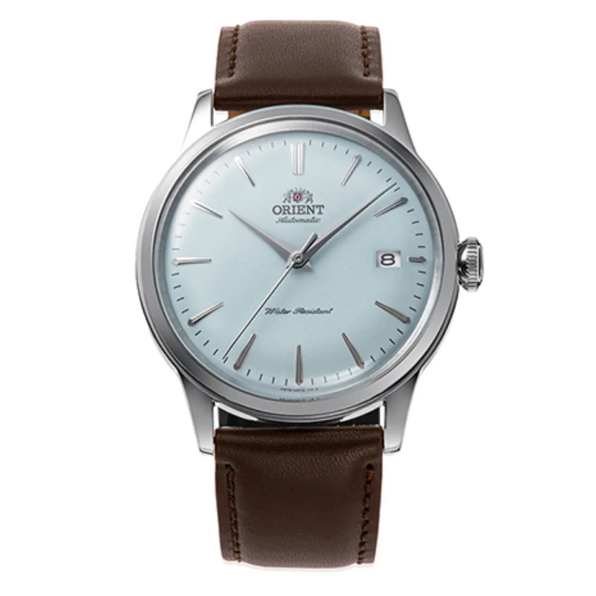 Orient RA-AC0M14L Bambino Limited Edition Light Blue Dial Mechanical Leather Watch