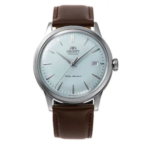 Orient RA-AC0M14L Bambino Limited Edition Light Blue Dial Mechanical Leather Watch