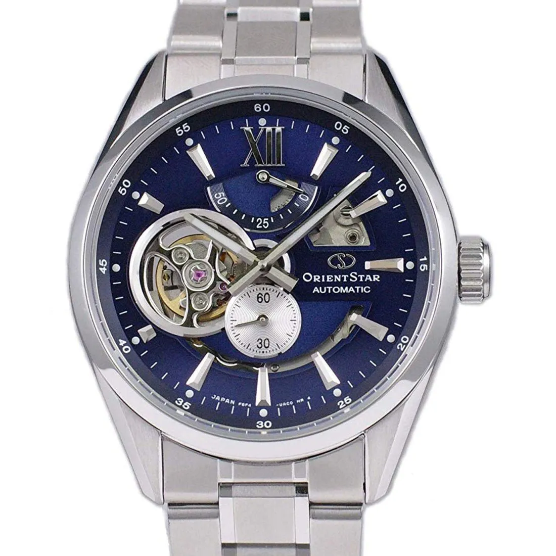 Orient Star Blue Semi Skeleton RE-AV0003L00B RE-AV0003L Watch