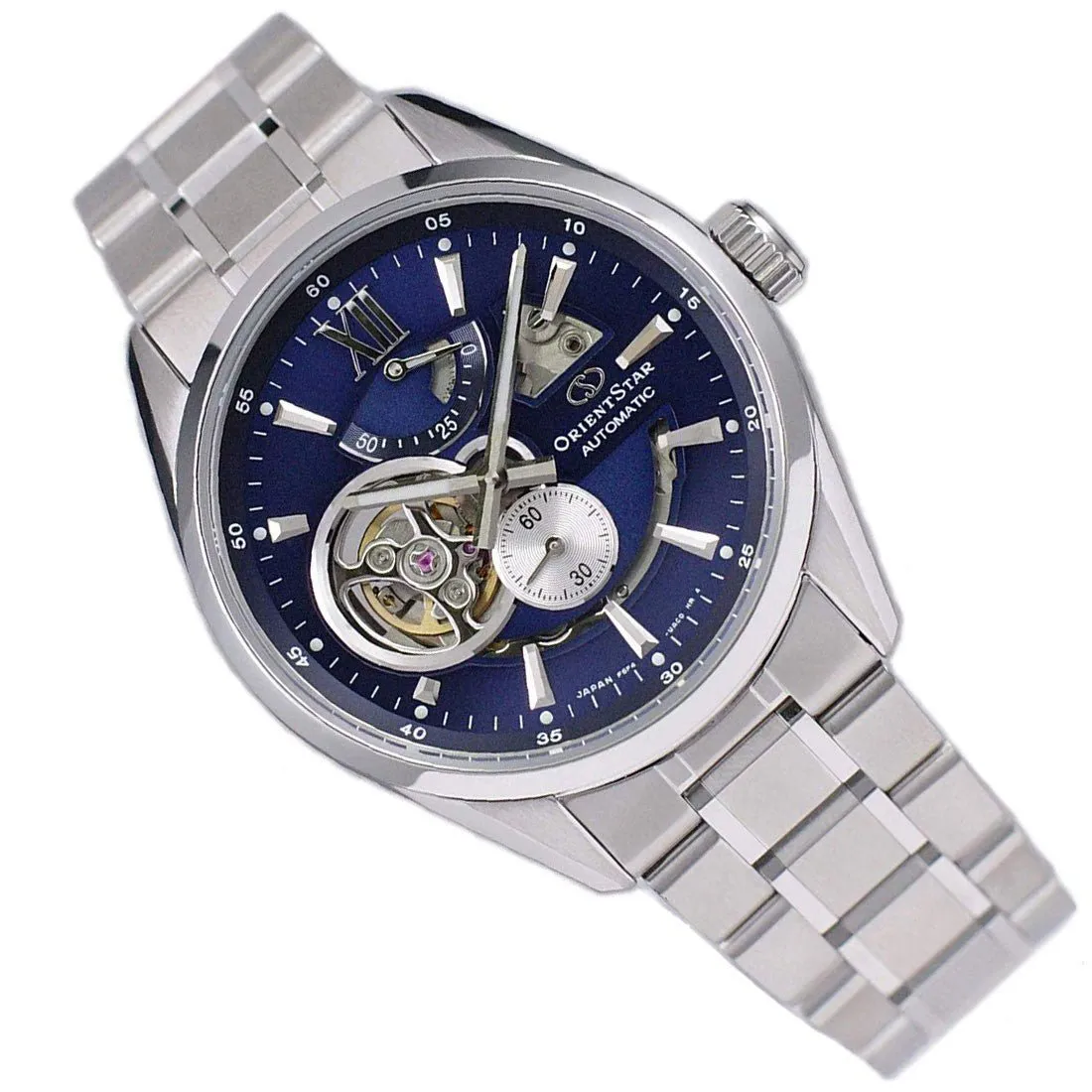 Orient Star Blue Semi Skeleton RE-AV0003L00B RE-AV0003L Watch