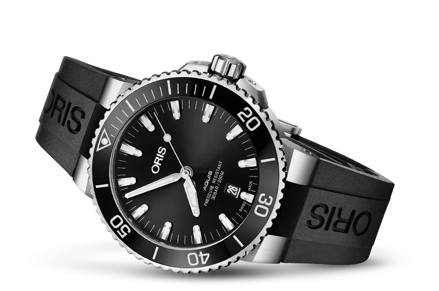 Oris Aquis Date Black