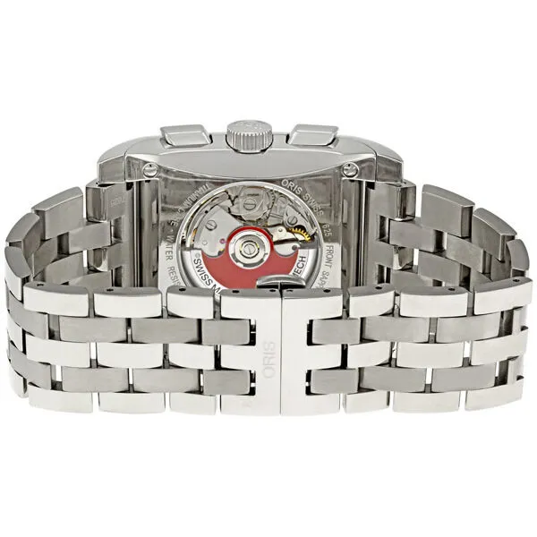 Oris Men's Rectangular Titanium Chronograph  Automatic Watch 674-7625-7064MB 01 674 7625 7064 07 8 27 77
