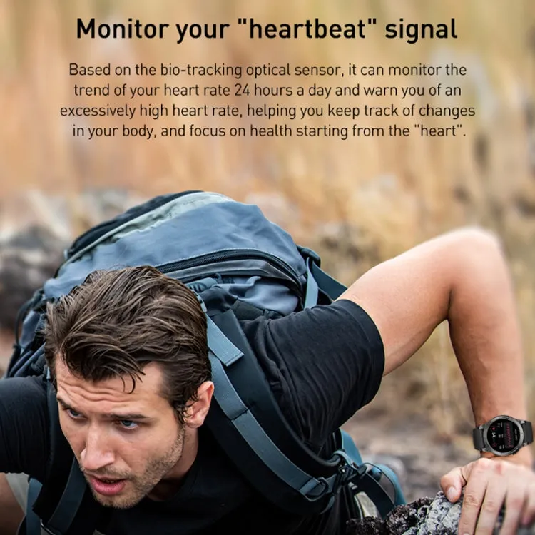 Outdoor Sports Smart Watch 1.43 Inch Ultra HD AMOLED Screen Bluetooth Talking Watch(Black)
