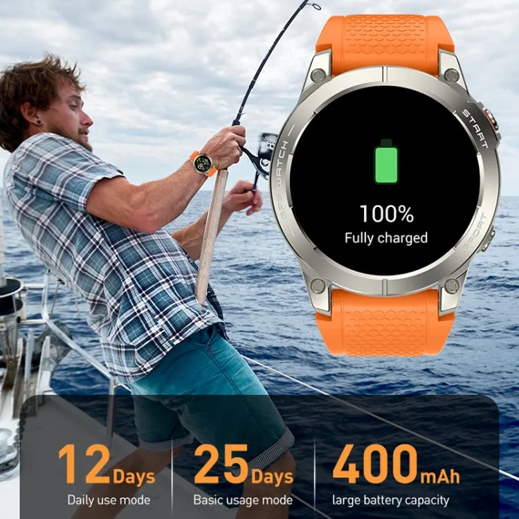 Outdoor Sports Smart Watch 1.43 Inch Ultra HD AMOLED Screen Bluetooth Talking Watch(Black)