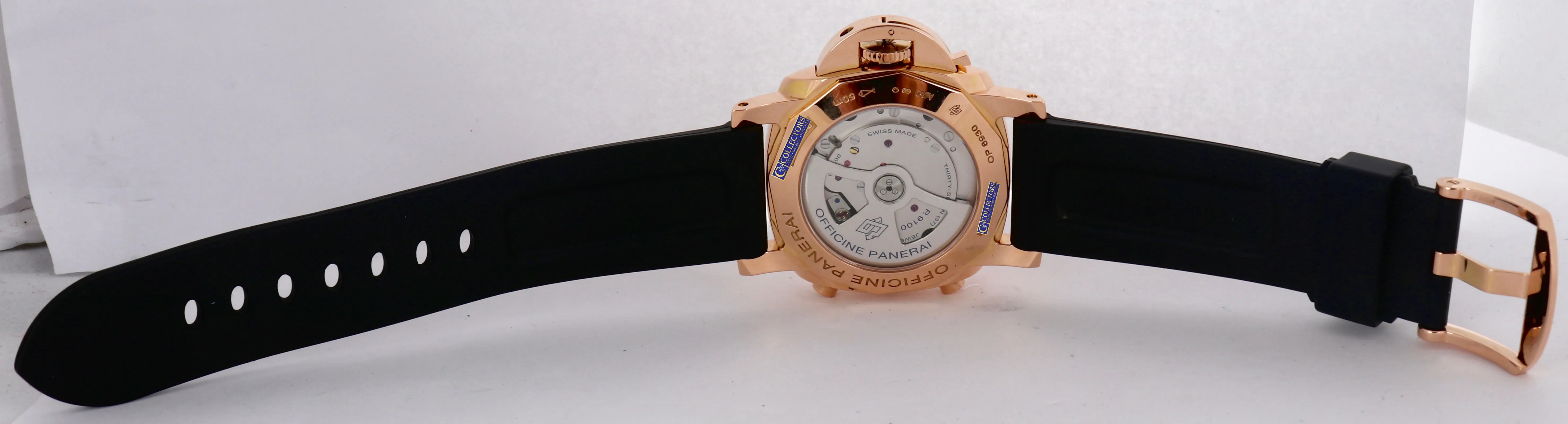 Panerai Luminor 1950 3 Days Chrono Flyback 18K Rose Gold 44mm PAM00525 PAM 525