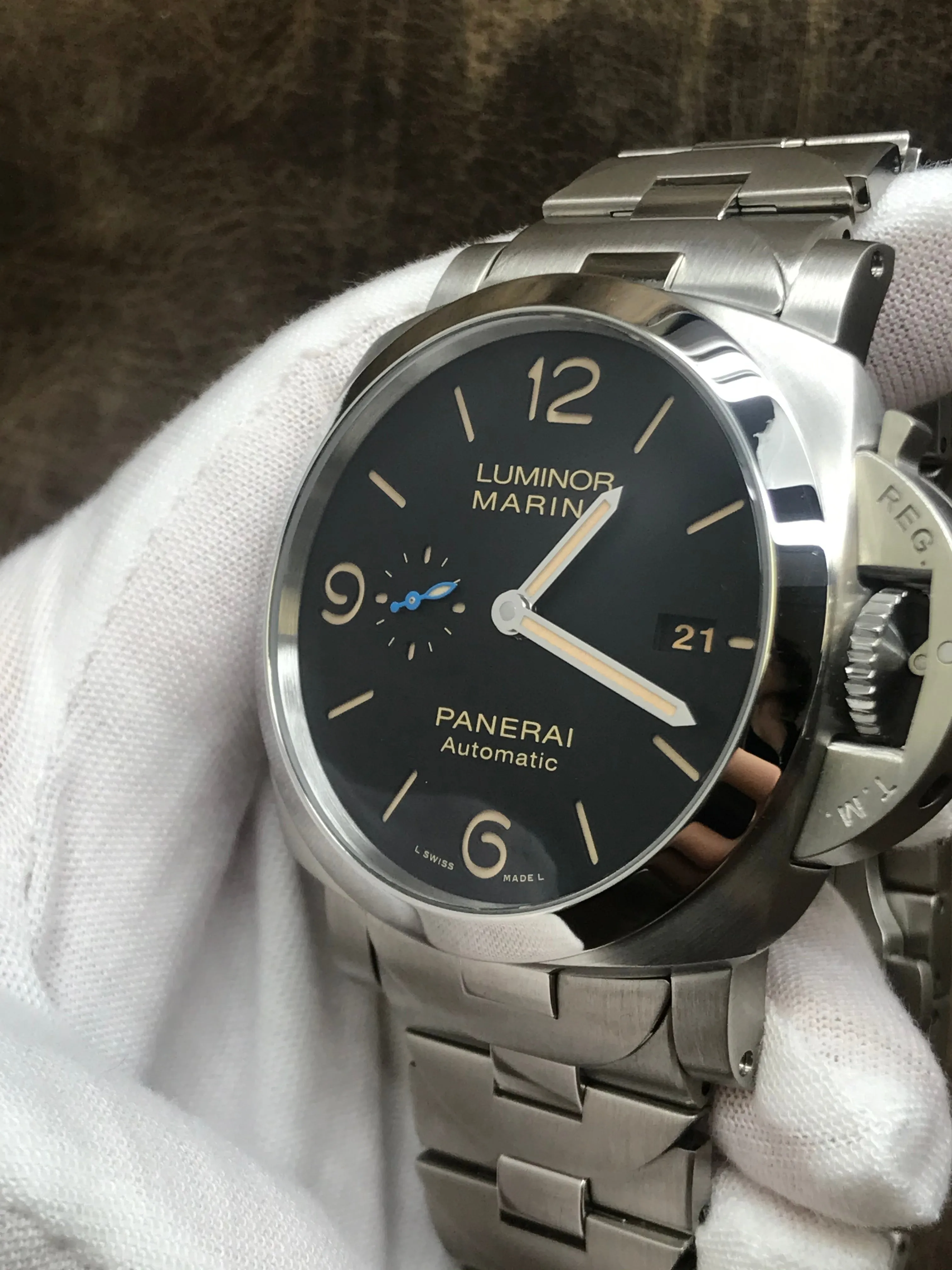 Panerai Luminor Marina 3 Days Pam00723 Black Dial Automatic Men's Watch