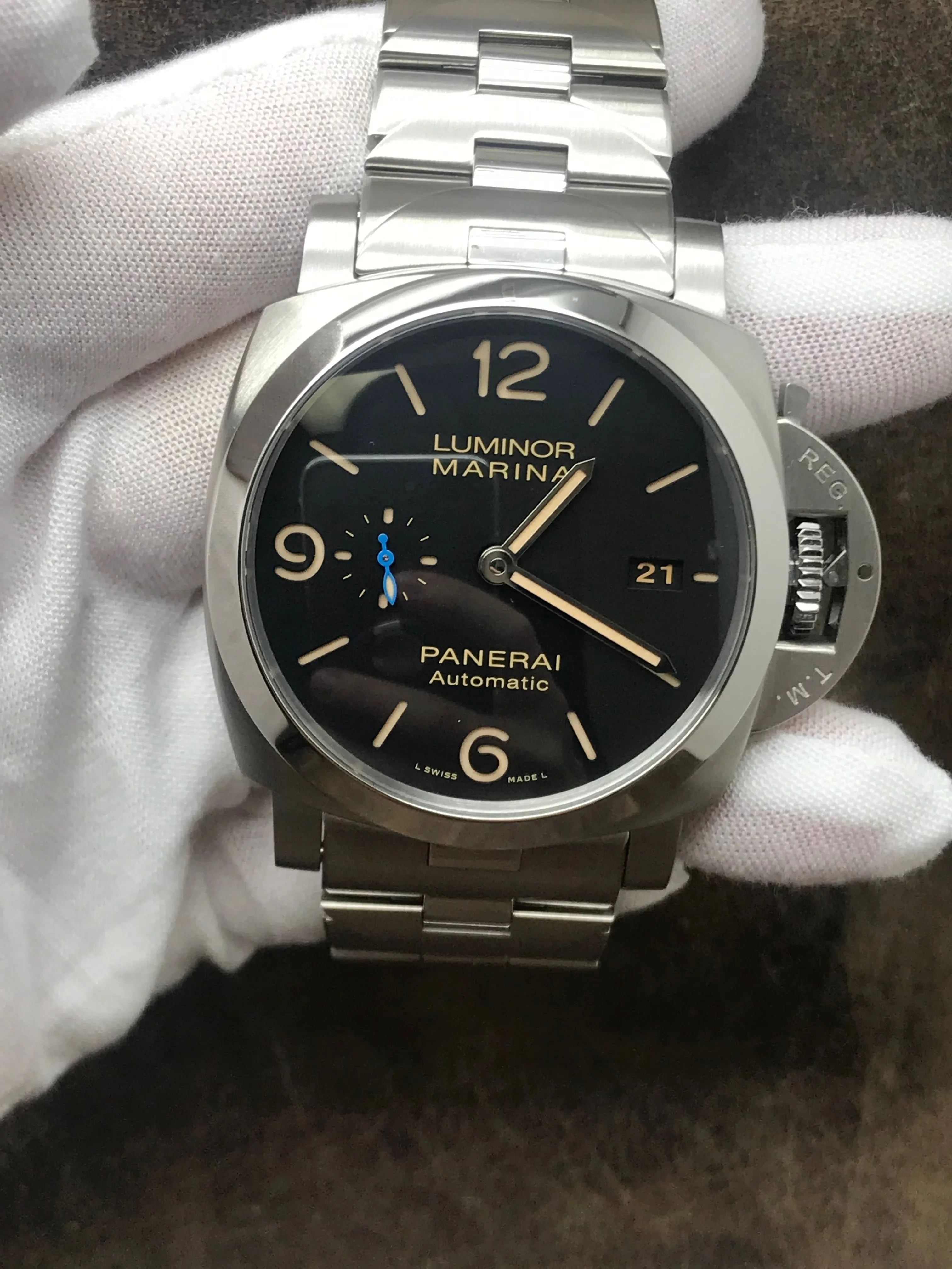 Panerai Luminor Marina 3 Days Pam00723 Black Dial Automatic Men's Watch