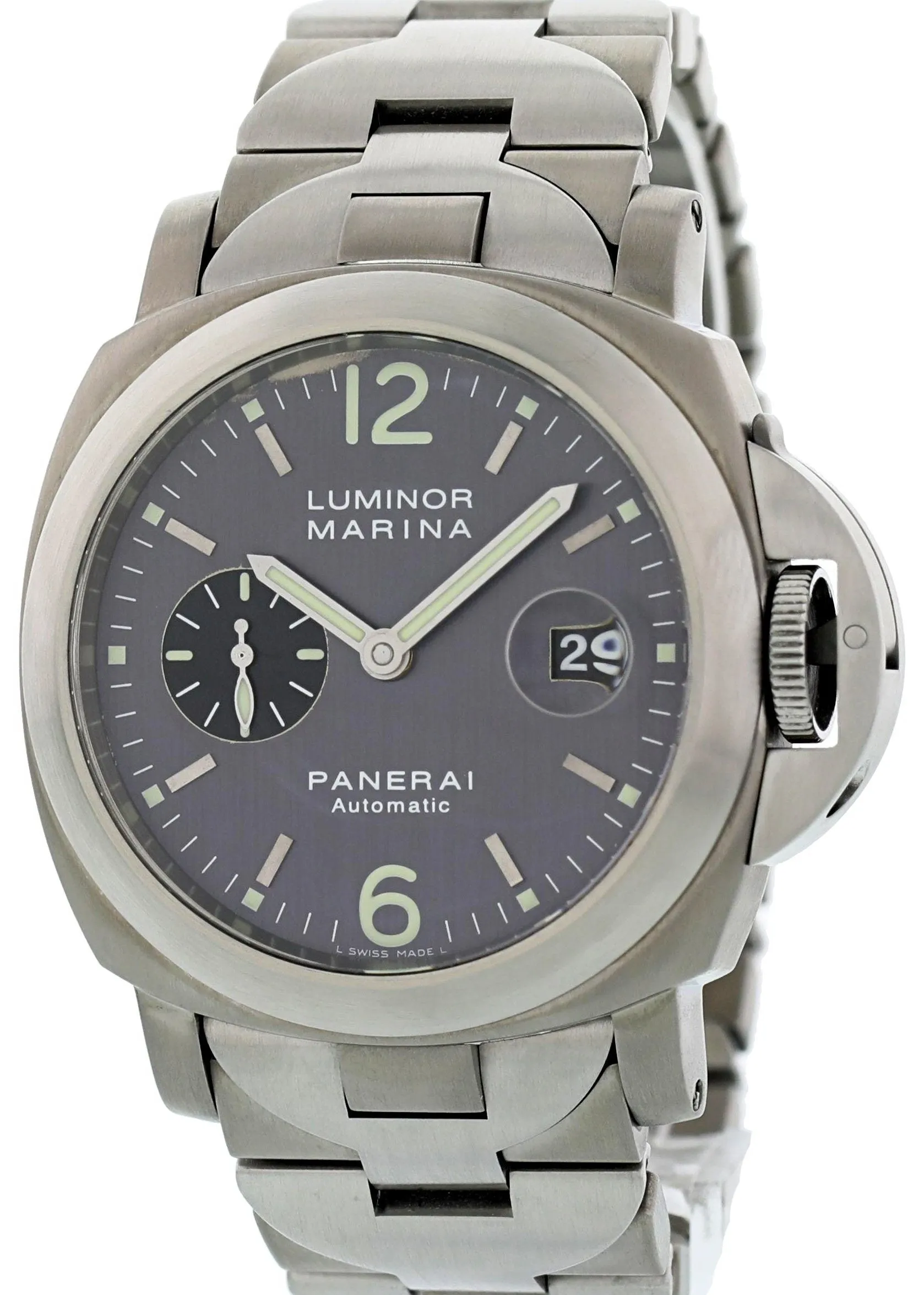 Panerai Luminor Marina PAM 91 Titanium Automatic Mens Watch Limited Run