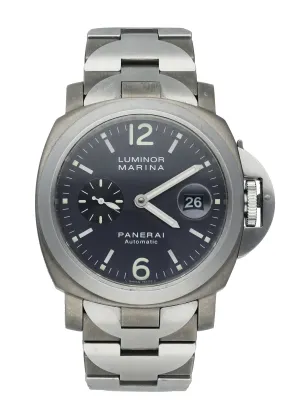 Panerai Luminor Marina PAM 91 Titanium Automatic Mens Watch