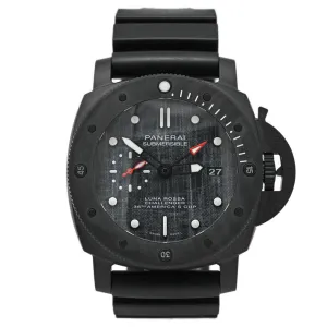 Panerai Men's Submersible Luna Rossa Carbotech 47mm Grey Dot Dial Watch Reference #: PAM01039