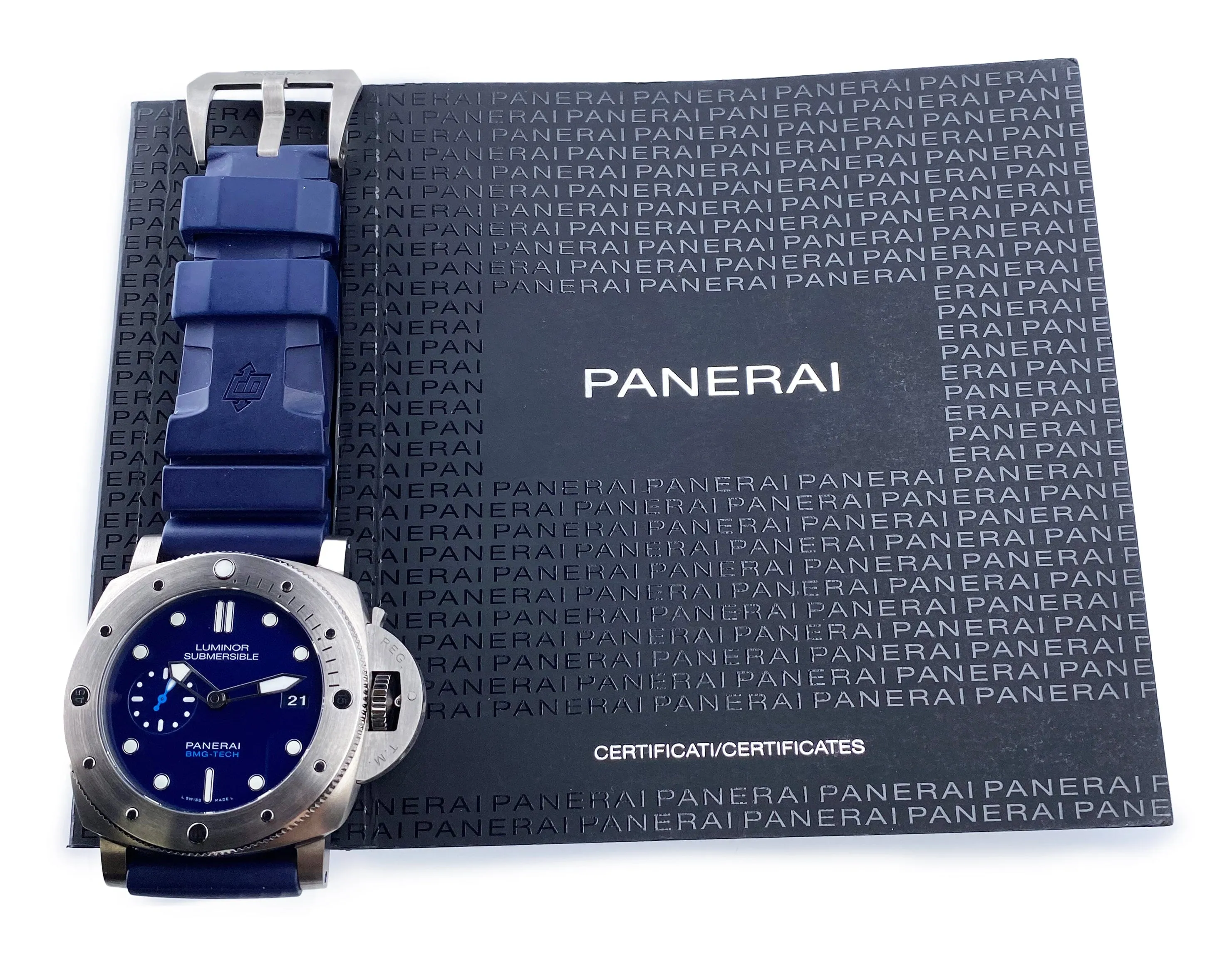 Panerai Submarsible Bmg-Tech PAM00692 Mens Watch Box Papers
