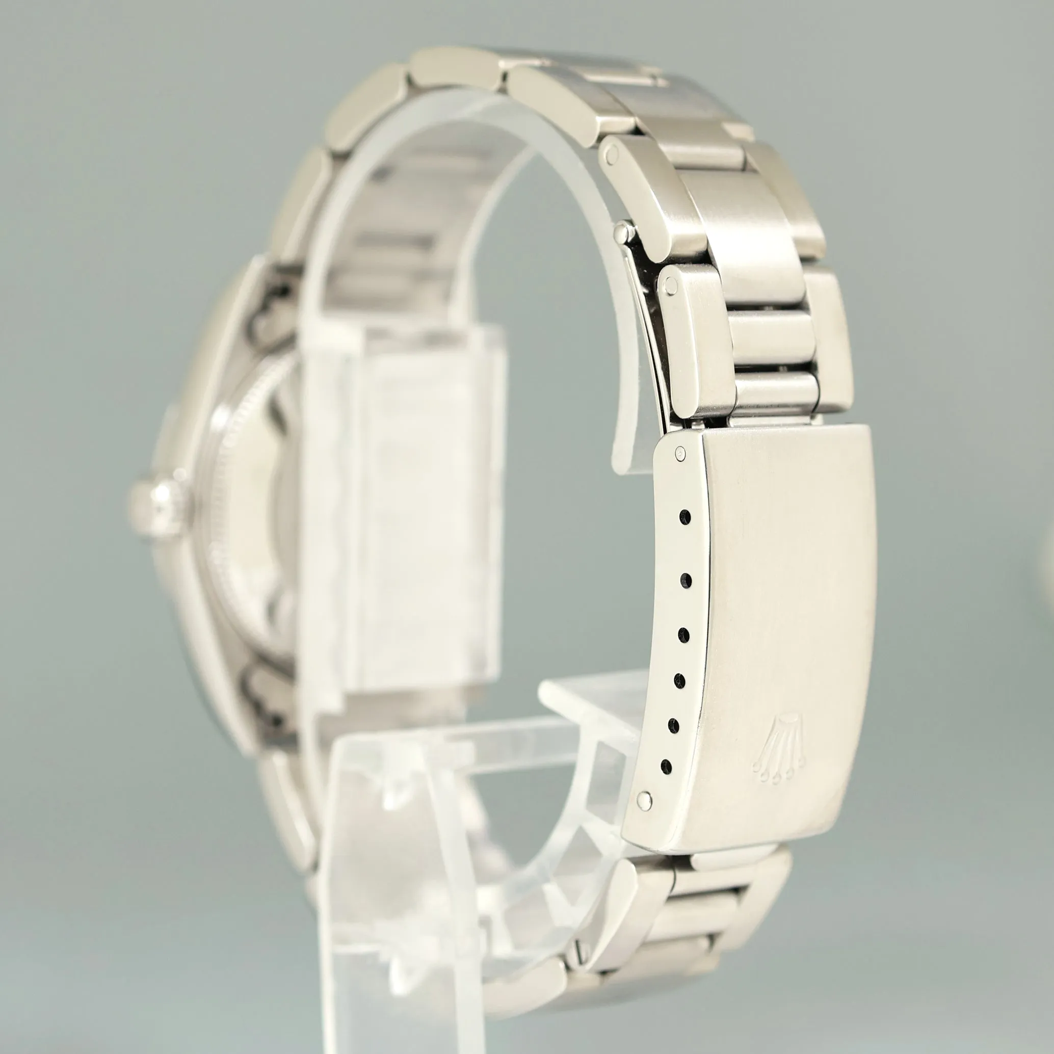 PAPERS 2004 MINT Rolex Oyster Perpetual 77080 Steel White Automatic 31mm Watch Box