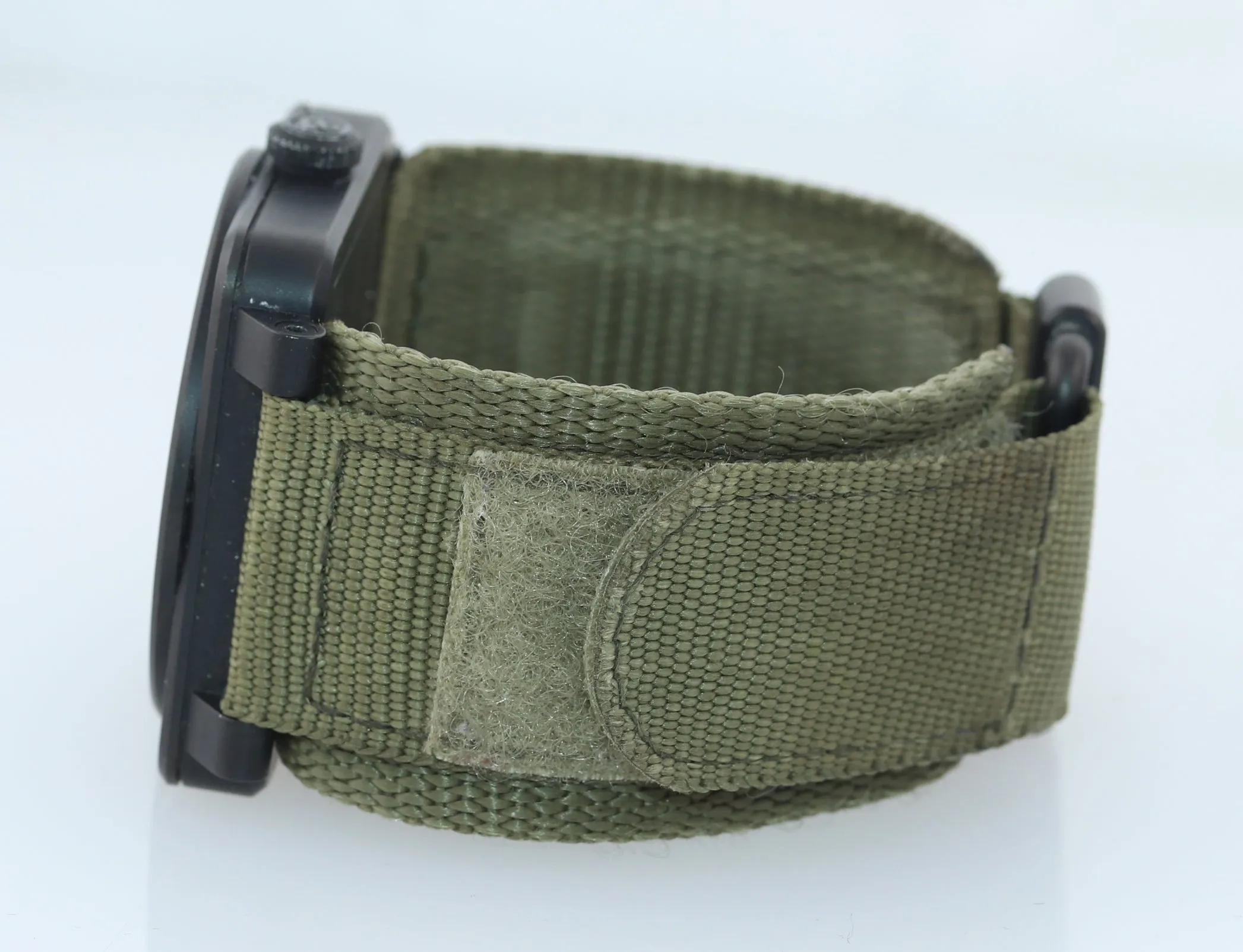 PAPERS Bell & Ross BR03-92 Military Type Black PVD OD Green 42mm Date Watch