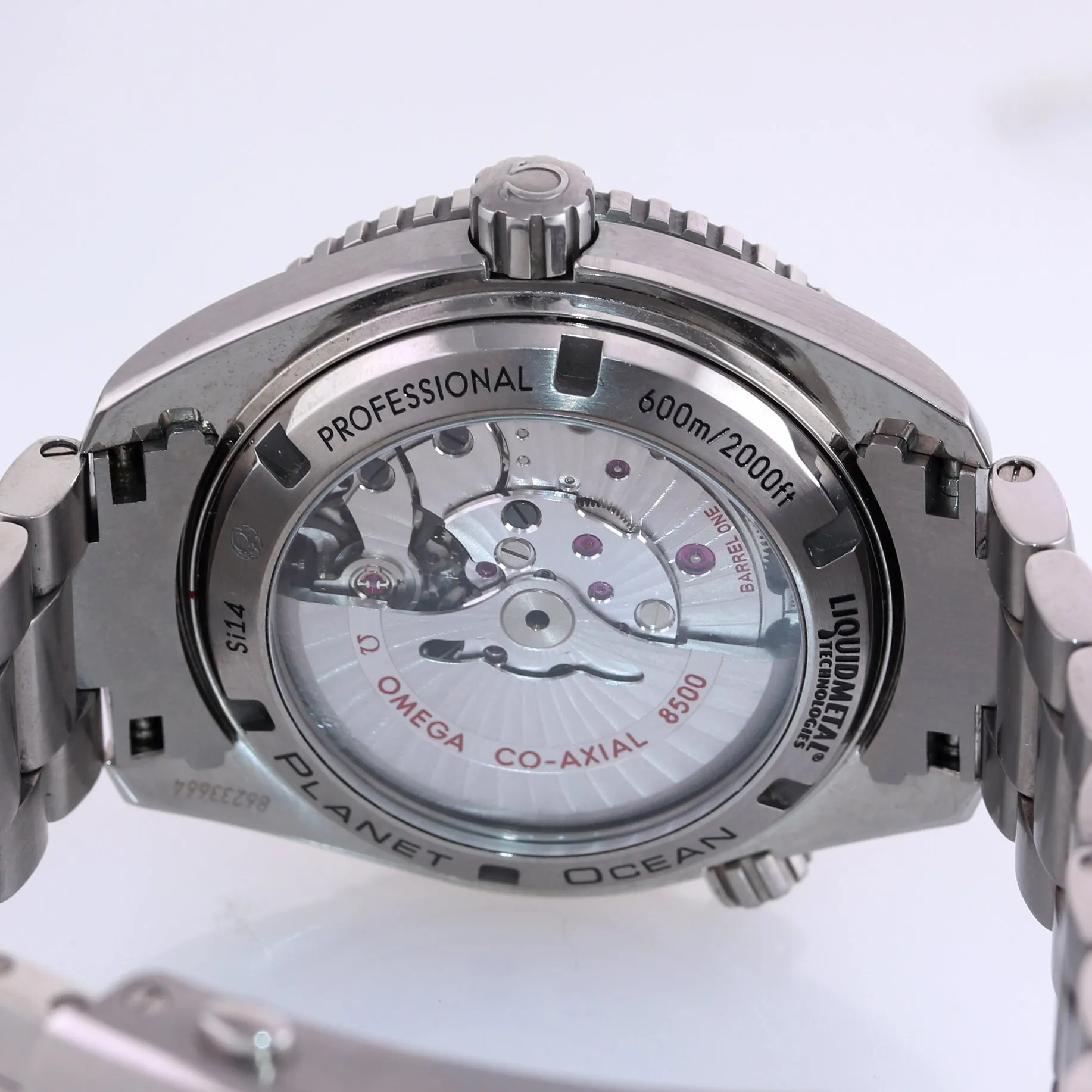 PAPERS Omega Seamaster Planet Ocean Blue 42mm 232.90.42.21.03.001 Titanium Watch