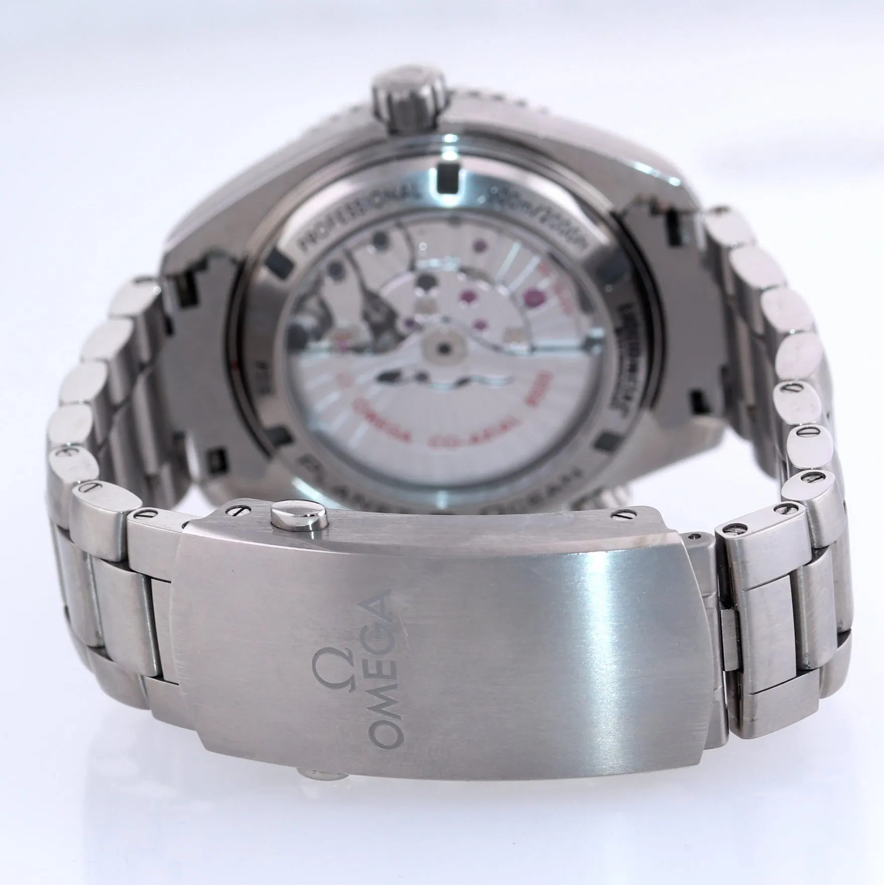 PAPERS Omega Seamaster Planet Ocean Blue 42mm 232.90.42.21.03.001 Titanium Watch